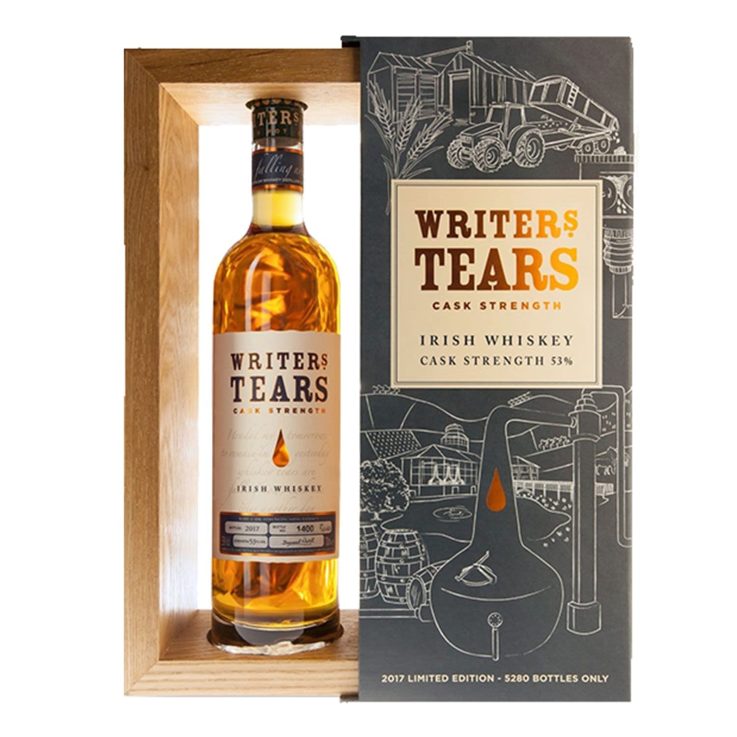 Writers Tears Cask Strength (Bottled 2017 Limited Edition Release) Irish Whisky 700mL
