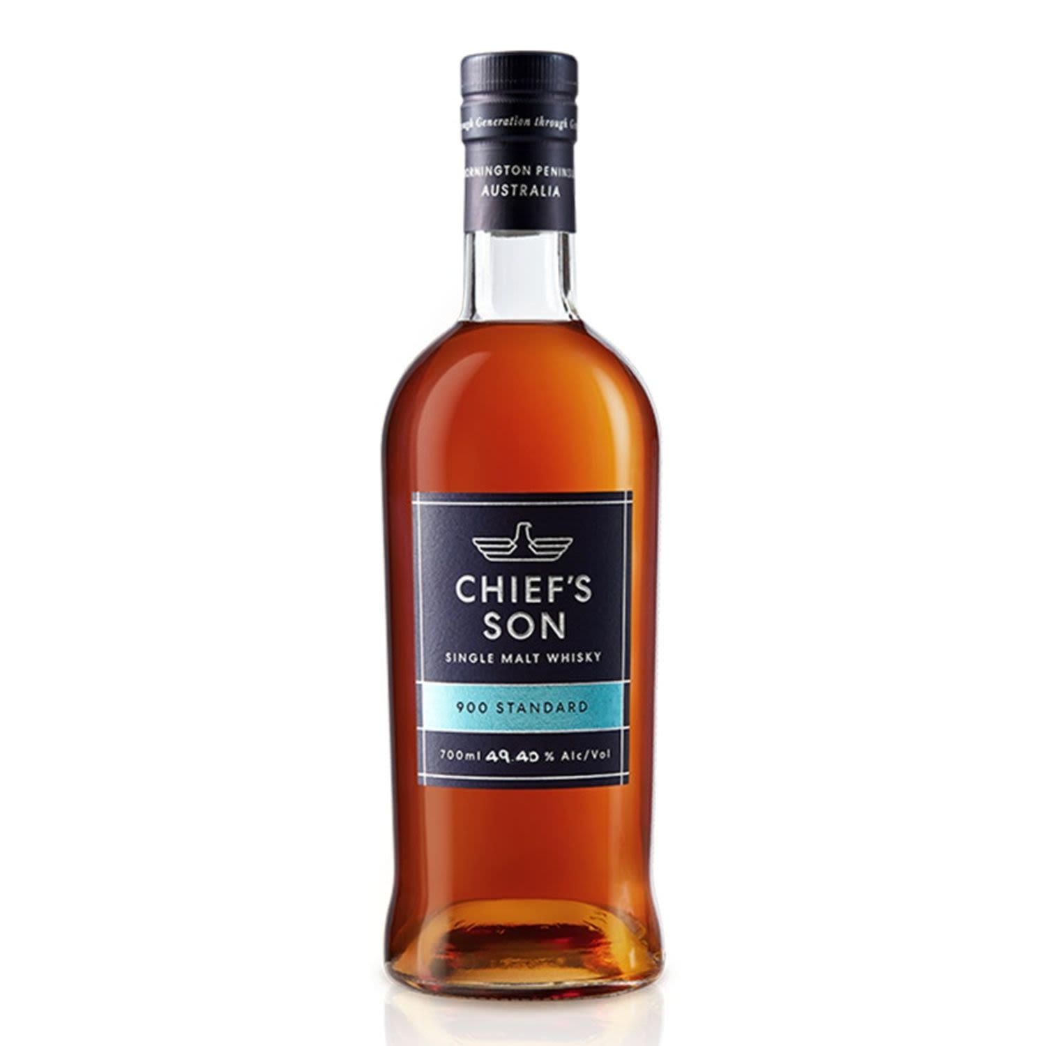 Chief's Son 900 Standard Barrel 99 Single Malt Australian Whisky 700mL Bottle