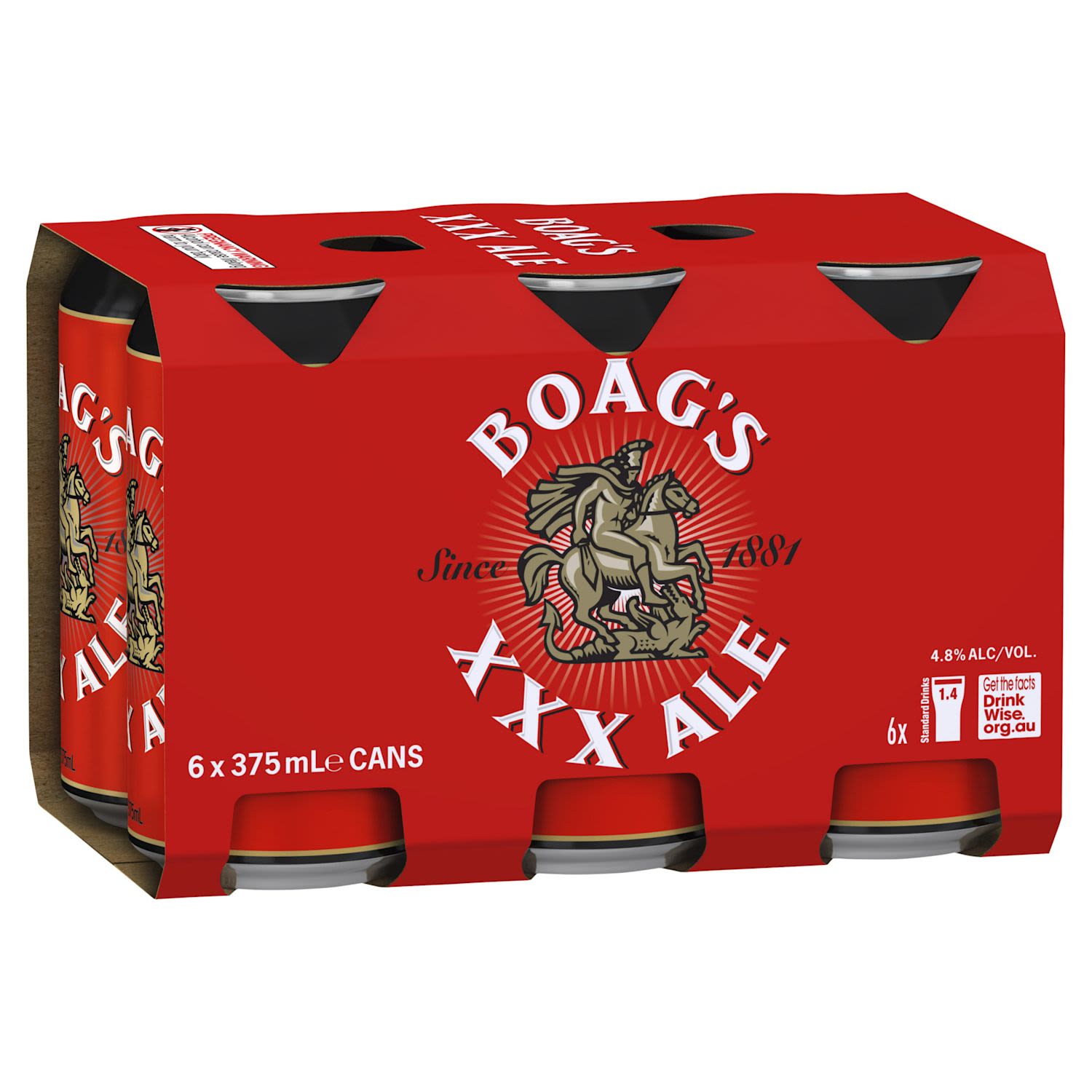 James Boag's XXX Ale Can 375mL 6 Pack