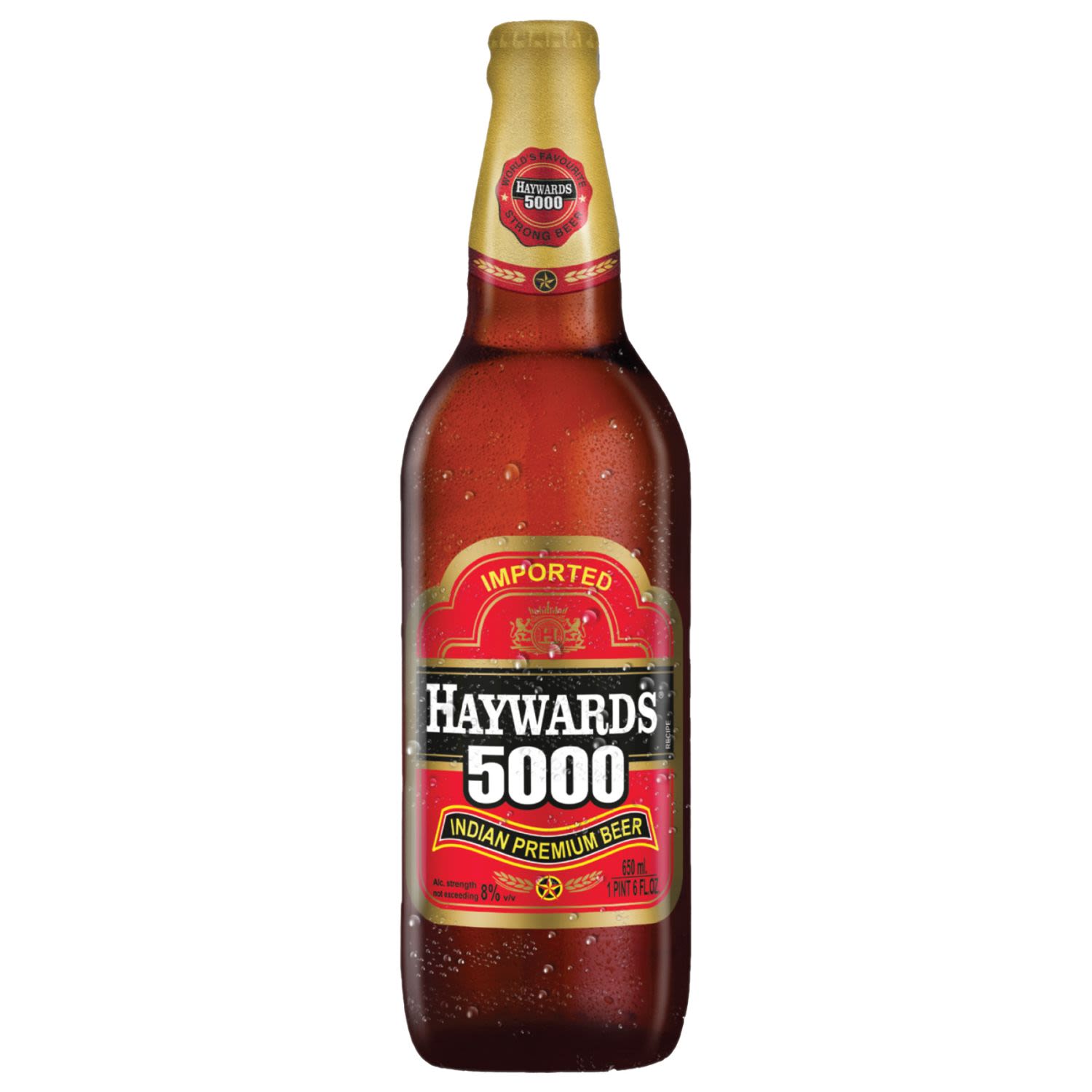 Haywards 5000 Indian Premium Beer 650mL Bottle