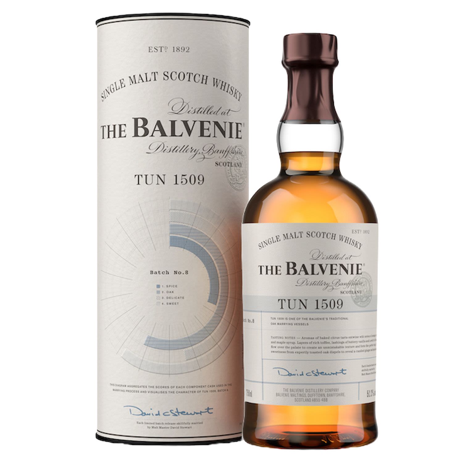 The Balvenie TUN 1509 Batch 8 Single Malt Scotch Whisky 700mL Bottle