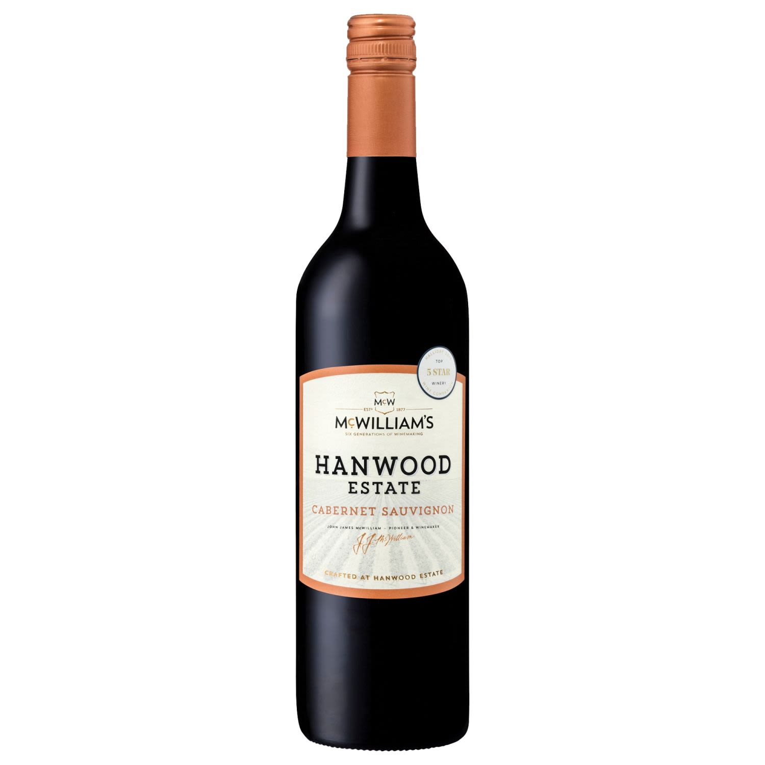 McWilliam's Hanwood Cabernet Sauvignon 750mL Bottle