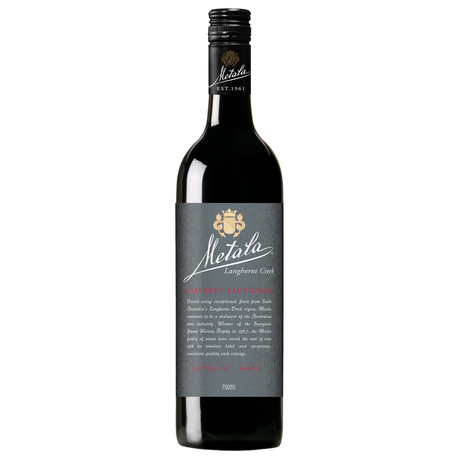 Metala Grey Label Langhorne Creek Cabernet Sauvignon 750mL Bottle