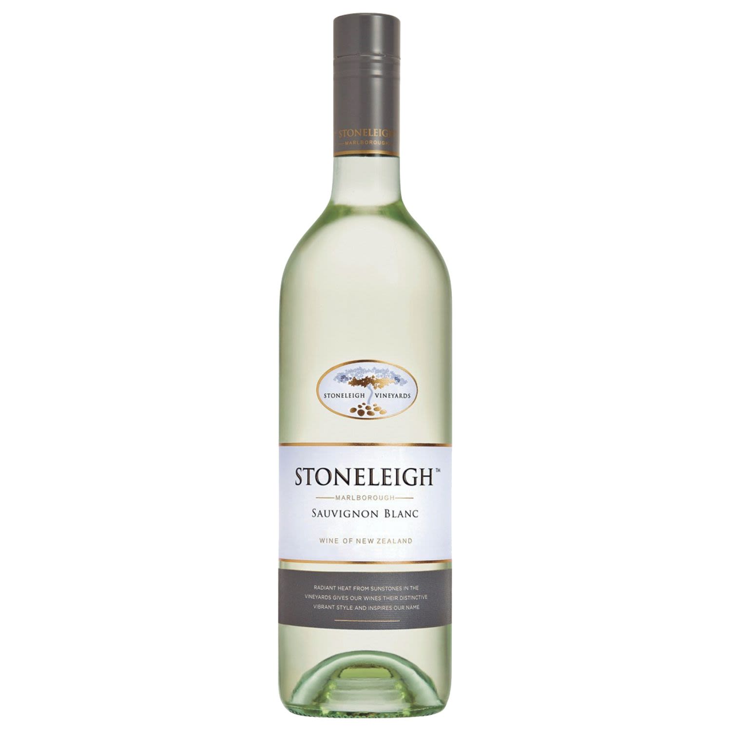 Stoneleigh Sauvignon Blanc<br /> <br />Alcohol Volume: 13.00%<br /><br />Pack Format: Bottle<br /><br />Standard Drinks: 7.7</br /><br />Pack Type: Bottle<br /><br />Country of Origin: New Zealand<br /><br />Region: Marlborough<br /><br />Vintage: '2018<br />