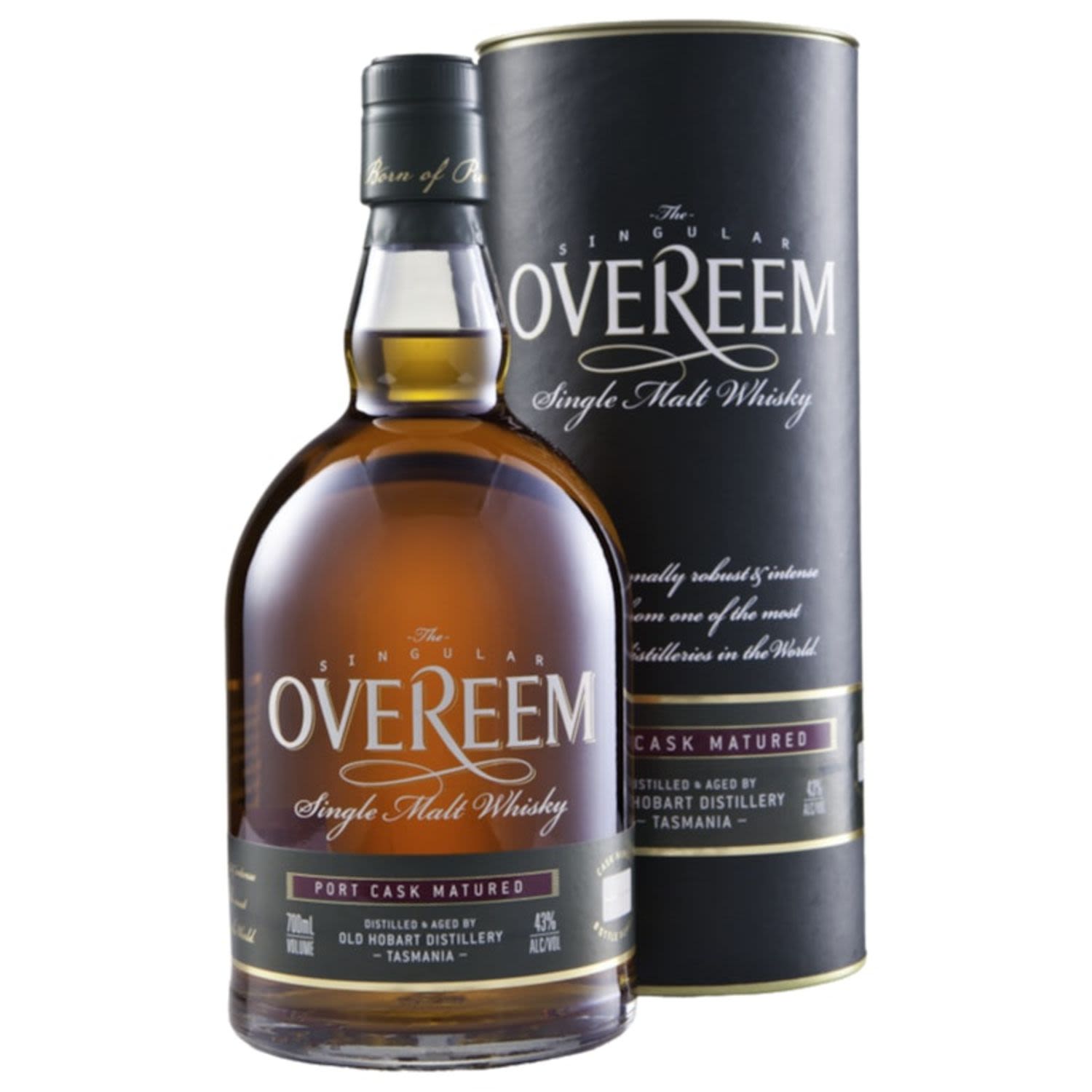 Overeem Port Cask Single Malt Whisky 700mL Bottle