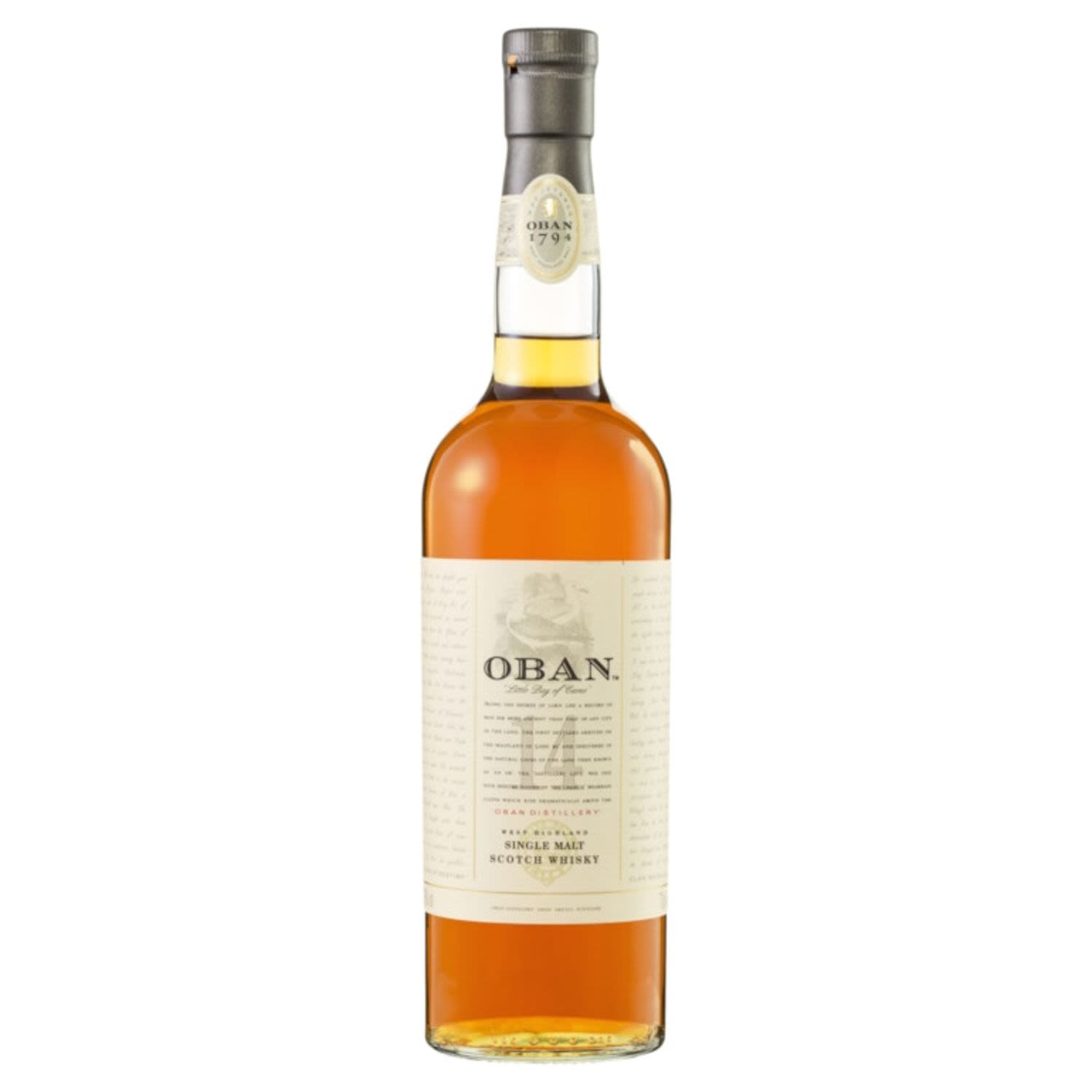 Oban 14 Year Old Single Malt Scotch Whisky 700mL Bottle