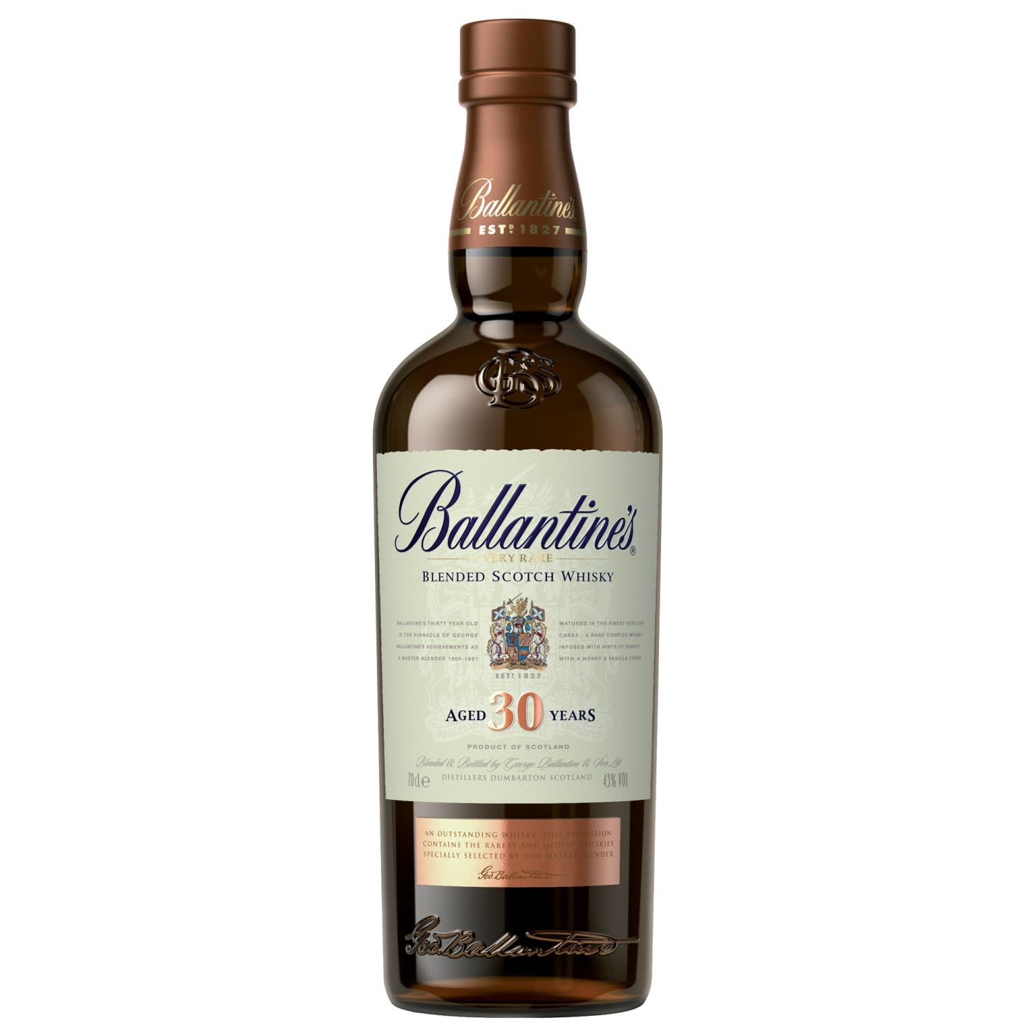 Ballantine's 30 Year Old Scotch Whisky 700mL Bottle