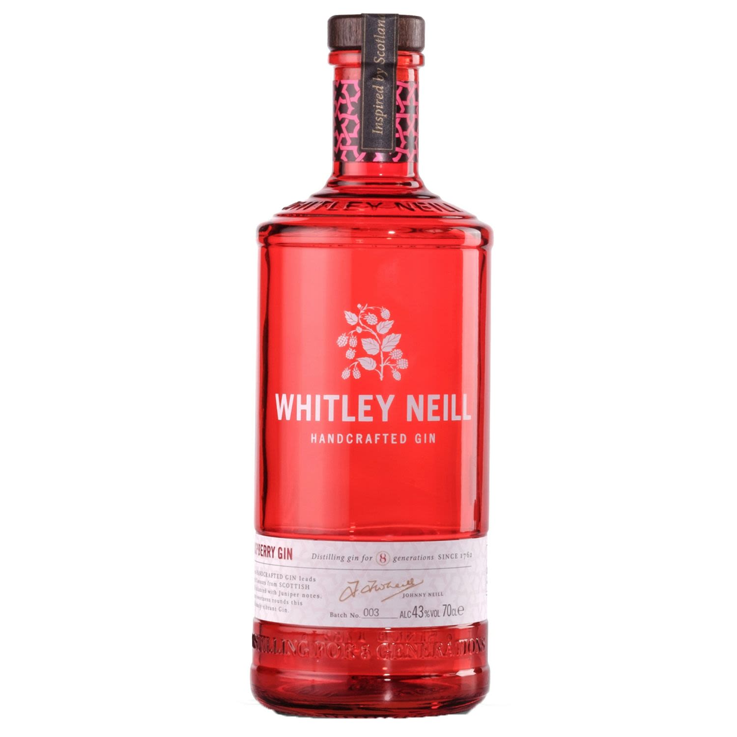 Whitley Neill Raspberry Gin 700mL Bottle