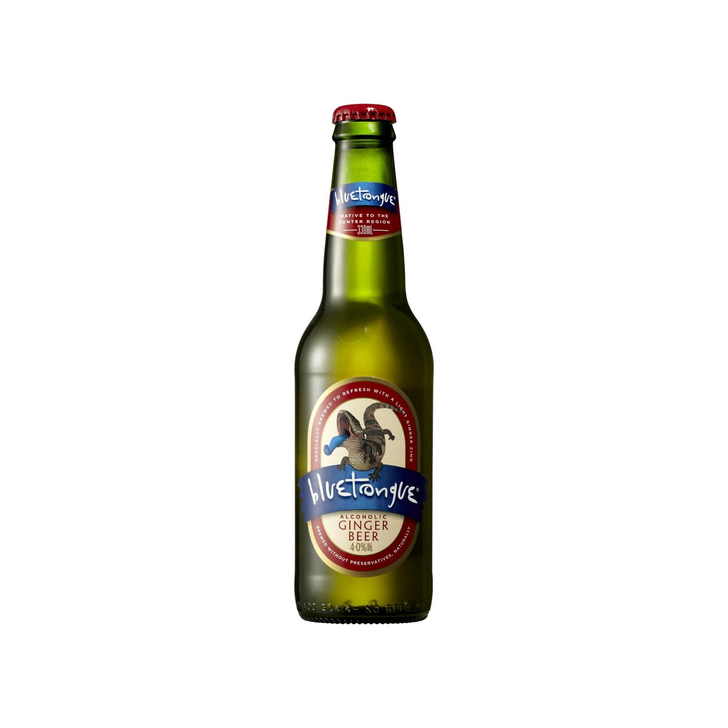 Bluetongue Alcoholic Ginger Beer Bottle 330mL