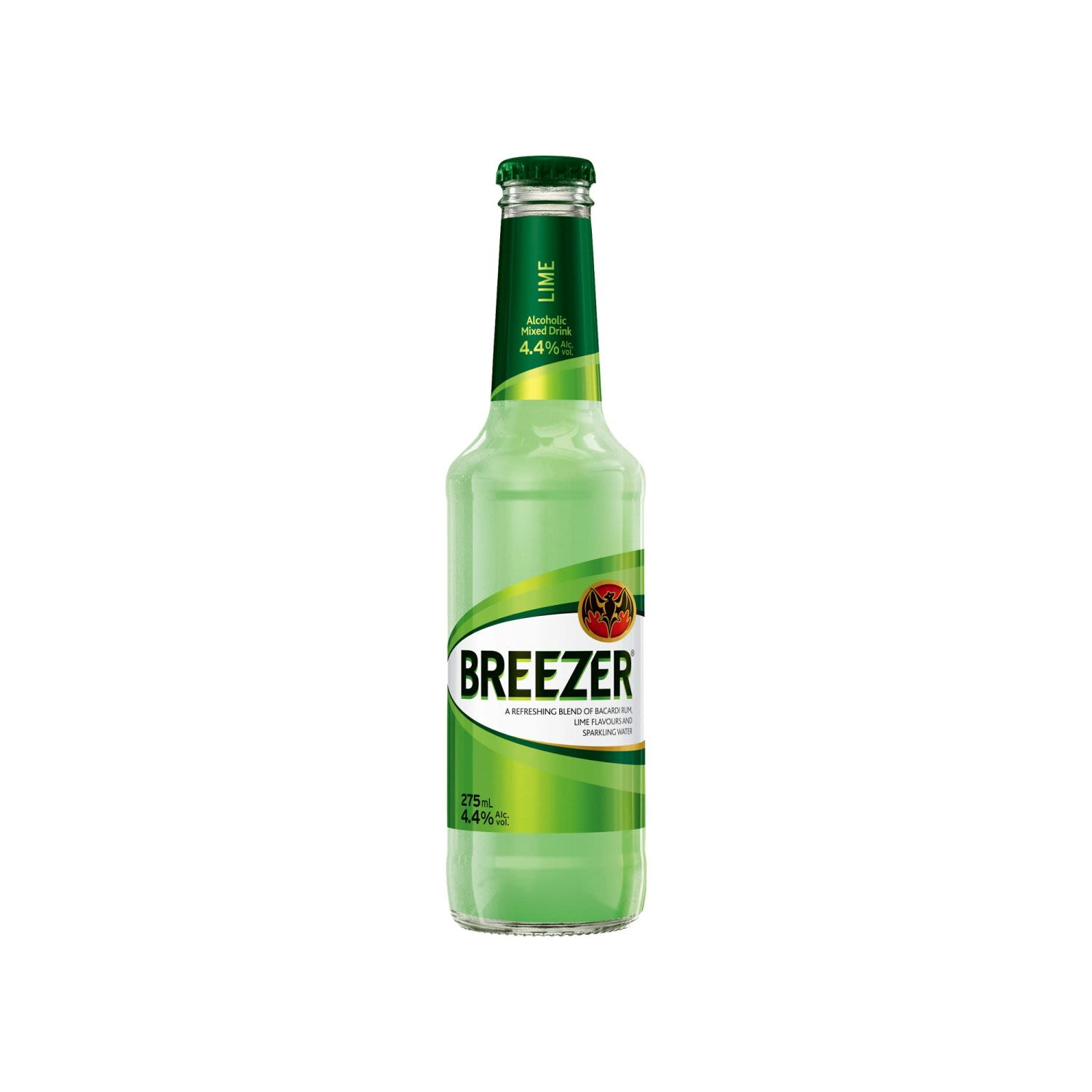 Bacardi Breezer Lime 275mL Bottle