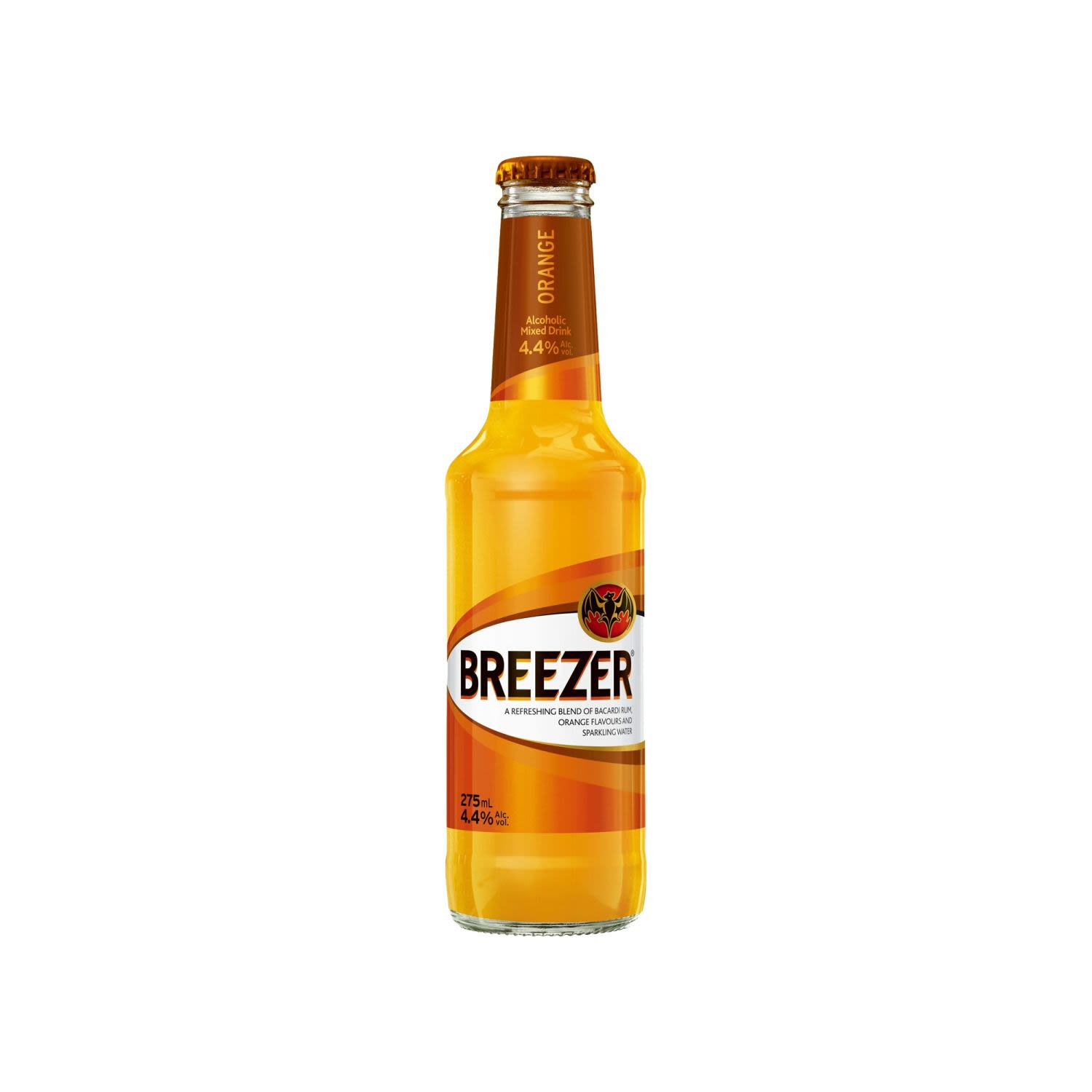 Bacardi Breezer Orange 275mL Bottle