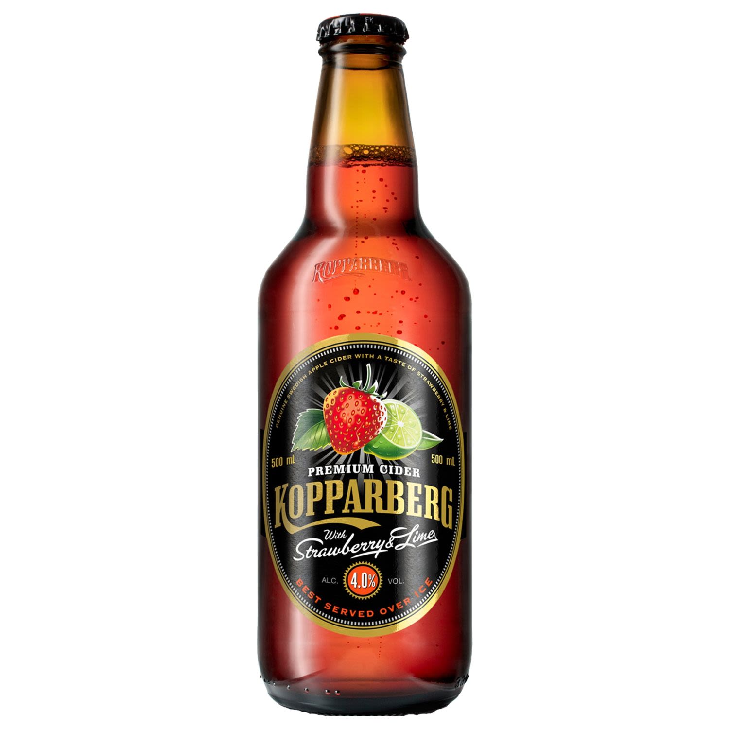 Kopparberg Strawberry and Lime 500mL Bottle