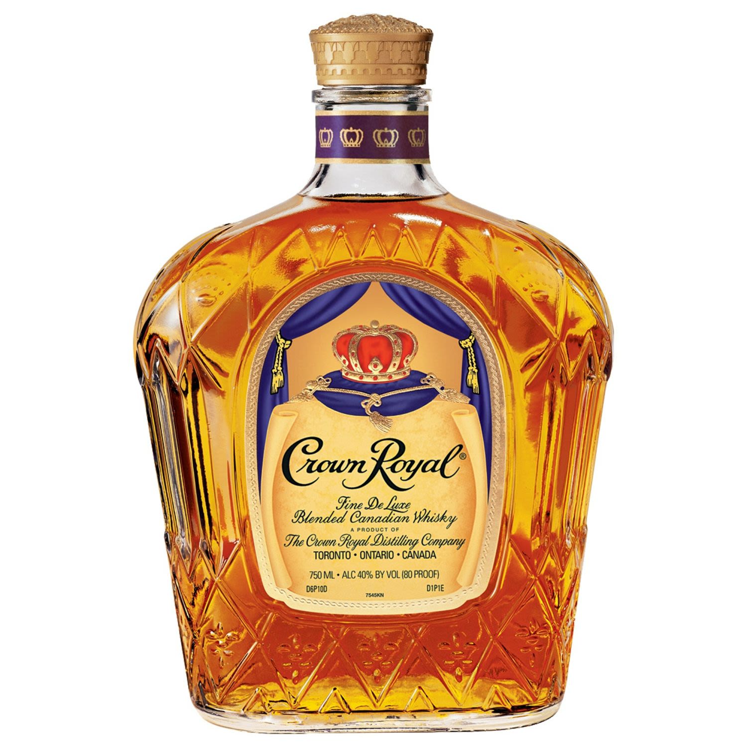 Crown Royal De Luxe Canadian Whisky 750mL Bottle