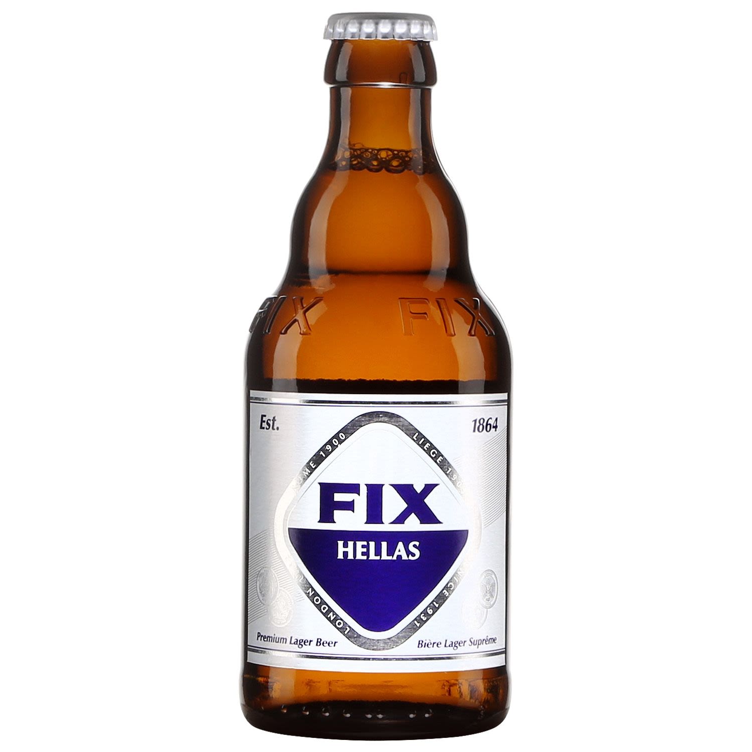 Fix Hellas Lager Bottle 330mL 24 Pack