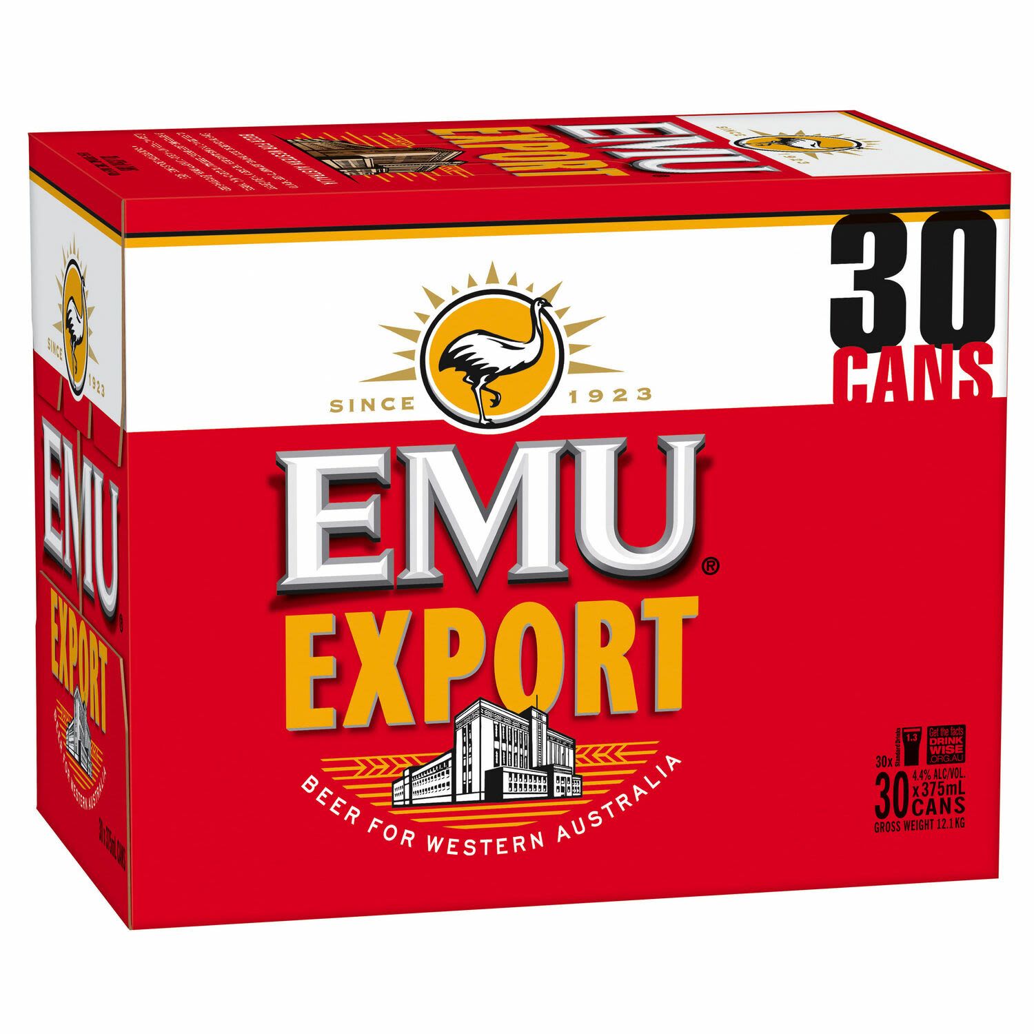 Emu Export Can 375mL 30 Pack