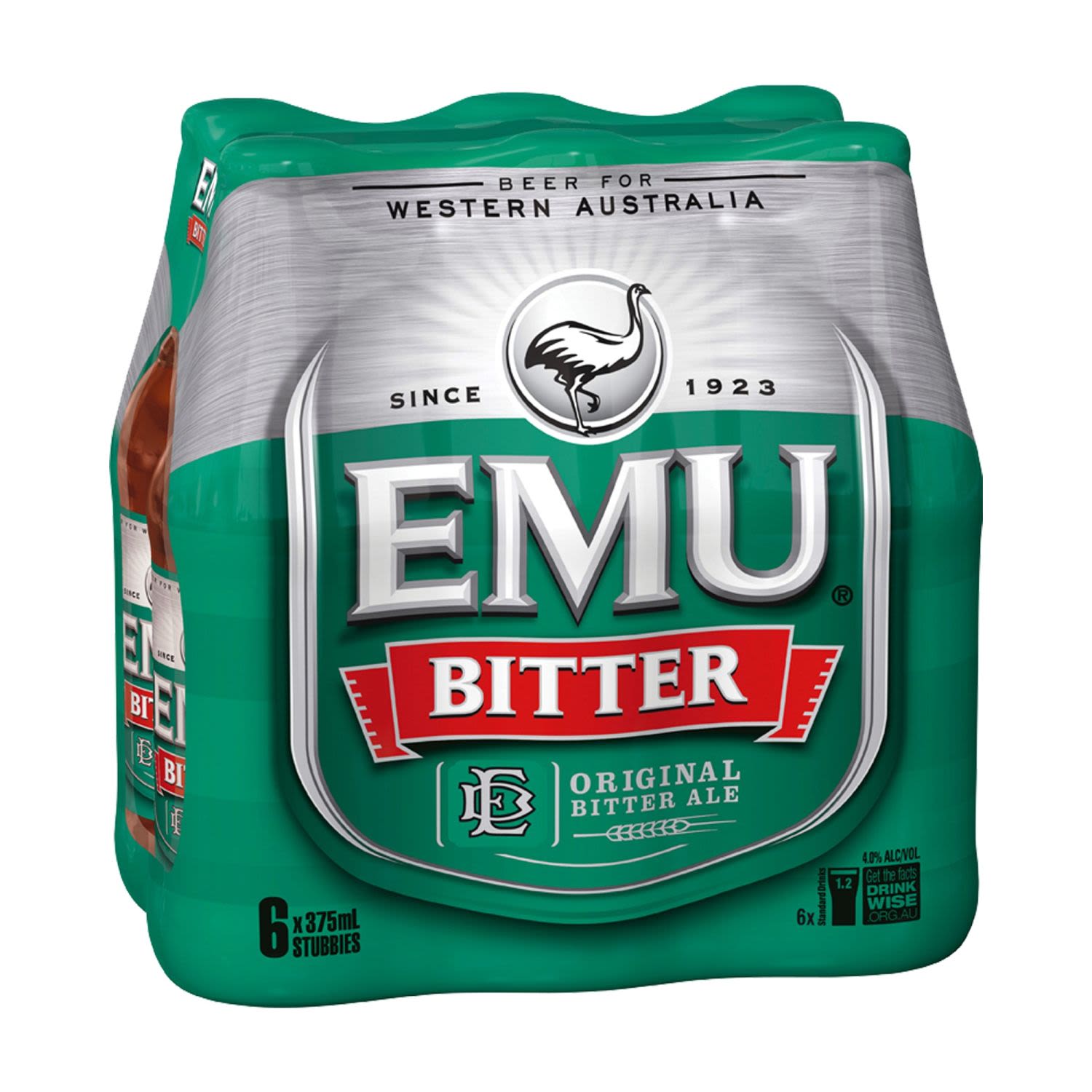 Emu Bitter Bottle 375mL 6 Pack