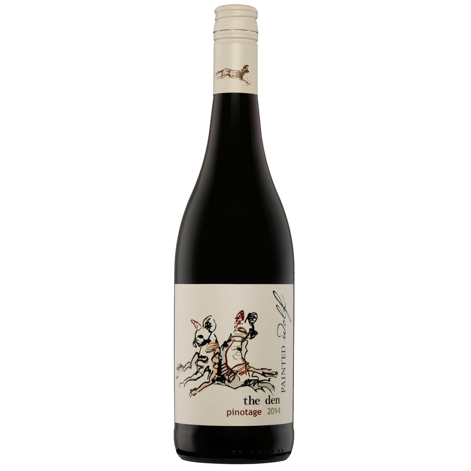 Painted Wolf Wines The Den Pinotage750mL Bottle