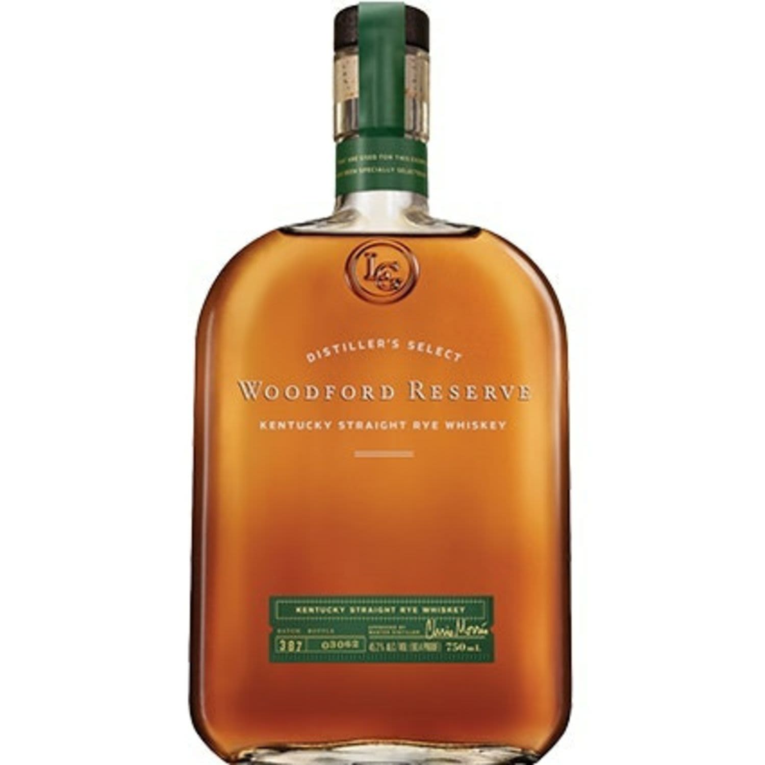 Woodford Reserve Rye Whisky 700mL Bottle
