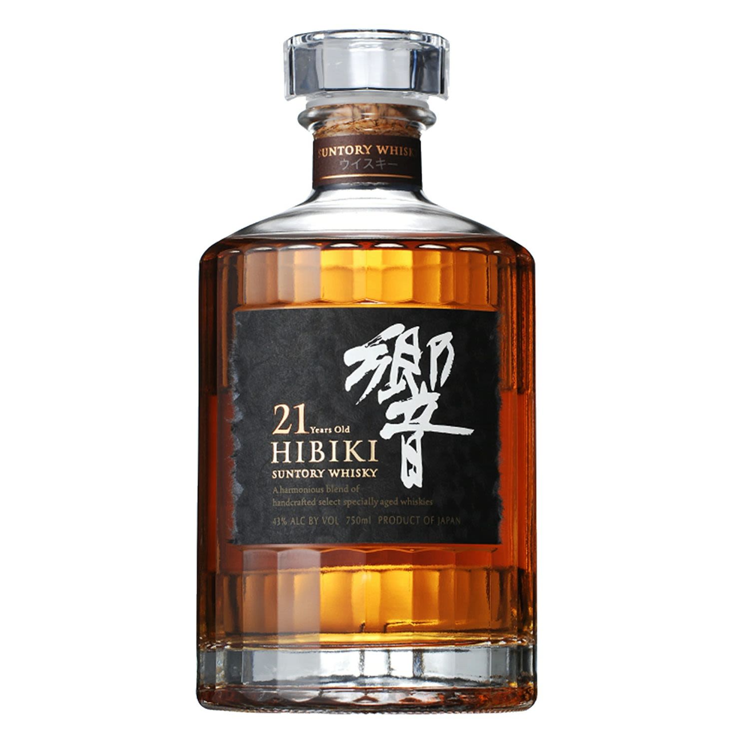 Hibiki 21 Year Old Japanese Whisky 700mL Bottle