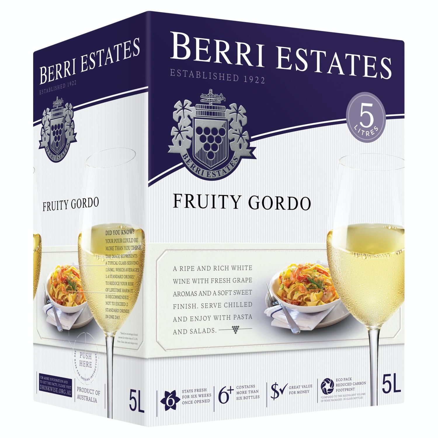 Berri Estates Fruity Gordo Cask 5L