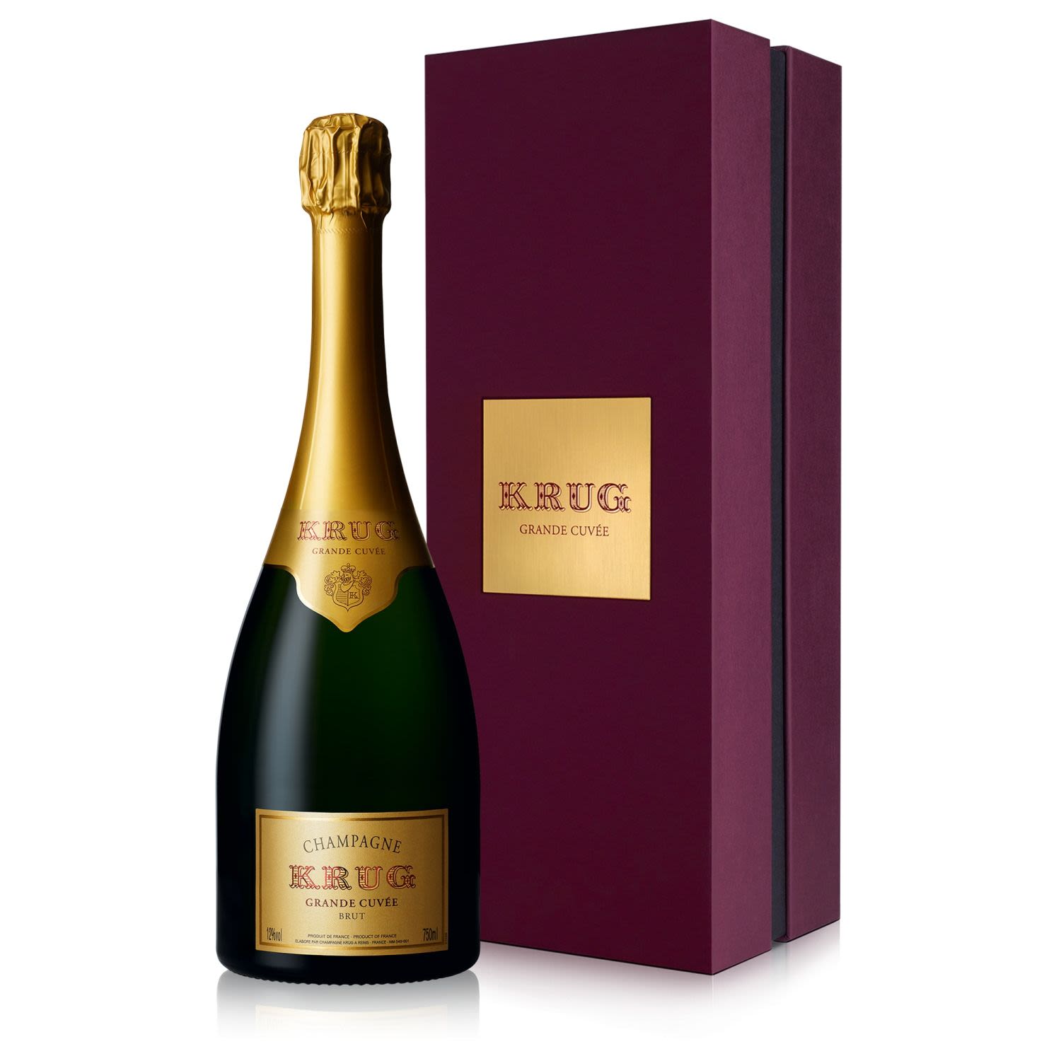 Krug Grande Cuvee NV Gift Box 750mL Bottle