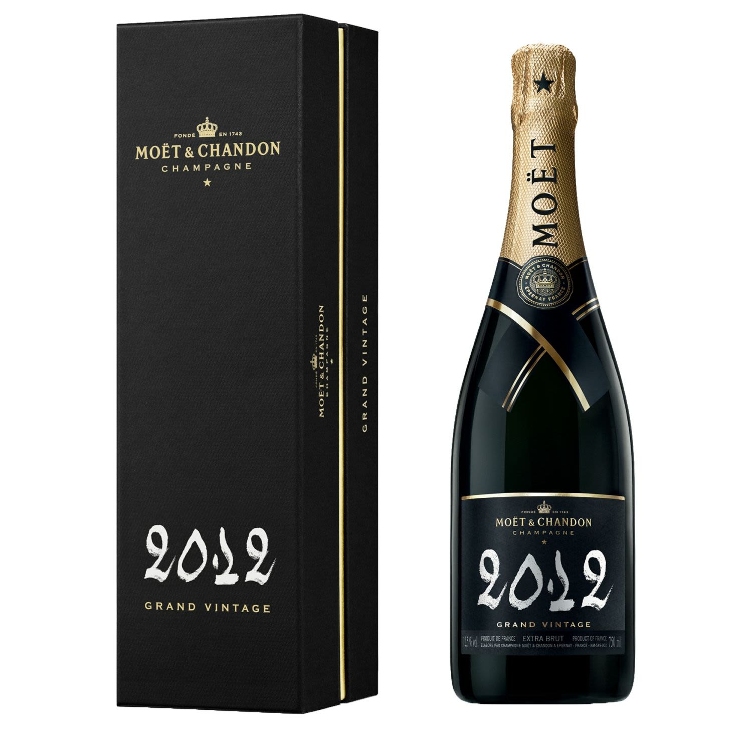 Moet and Chandon Grand Vintage Gift Box 750mL Bottle