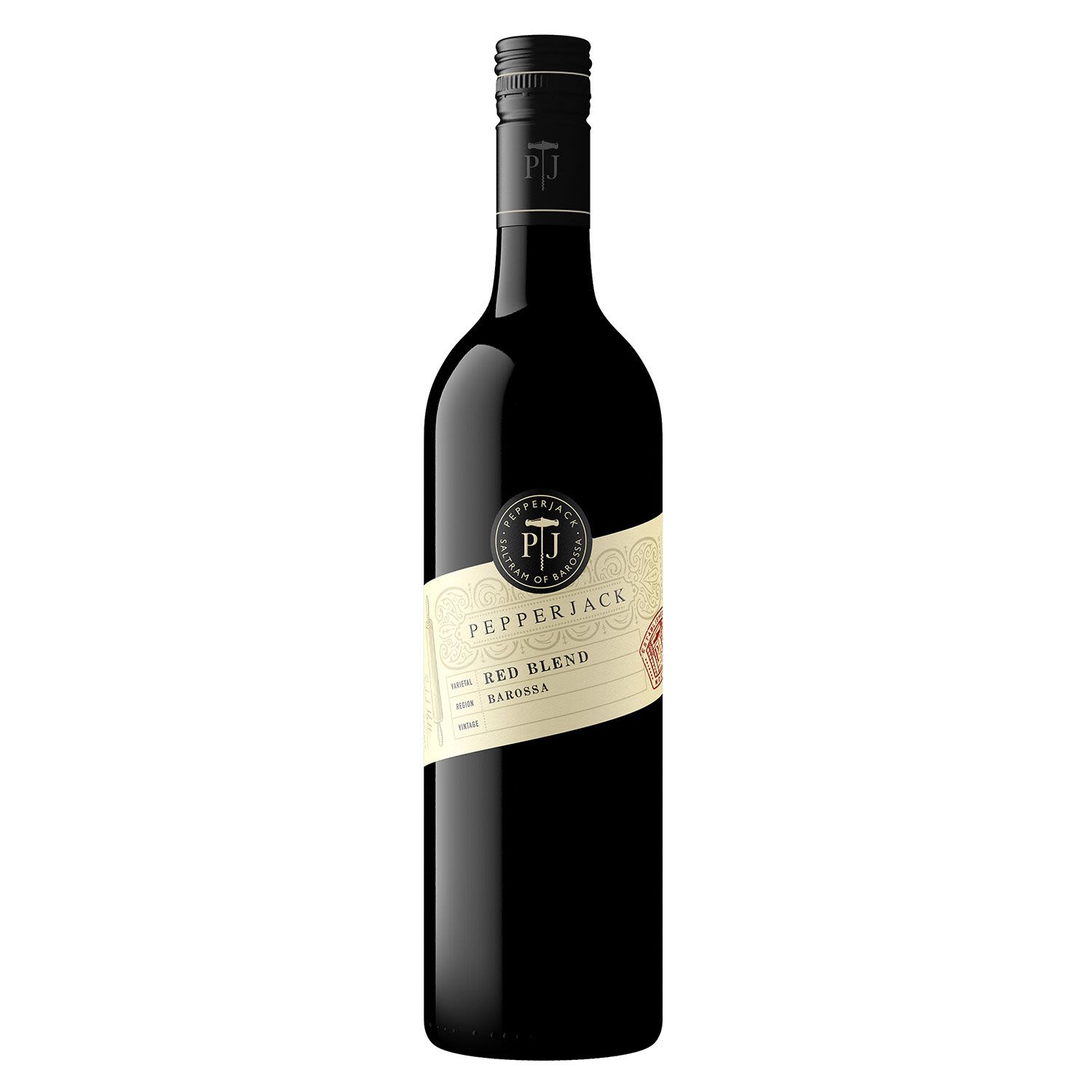 Pepperjack Barossa Red 750mL is an enticing, medium-to-full bodied red from the heart of the Barossa Valley. made from Shiraz, Grenache & Merlot, this dark, brooding red has hints of spice & vanilla, dark chocolate & herbal notes with a good, long finish.<br /> <br />Alcohol Volume: 14.50%<br /><br />Pack Format: 6 Pack<br /><br />Standard Drinks: 8.6</br /><br />Pack Type: Bottle<br /><br />Country of Origin: Australia<br /><br />Region: Barossa Valley<br /><br />Vintage: Vintages Vary<br />