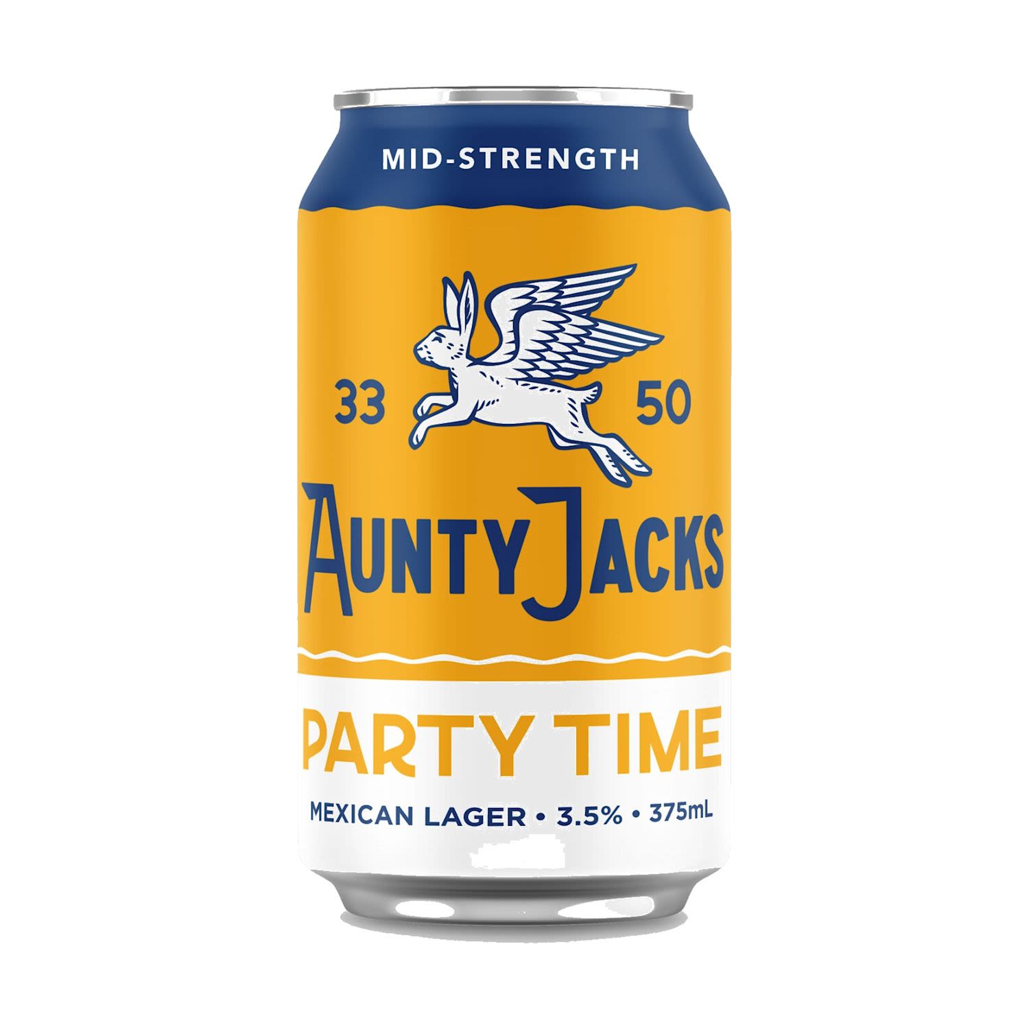 Aunty Jacks Party Time 3.5% Can 375mL 24 Pack
