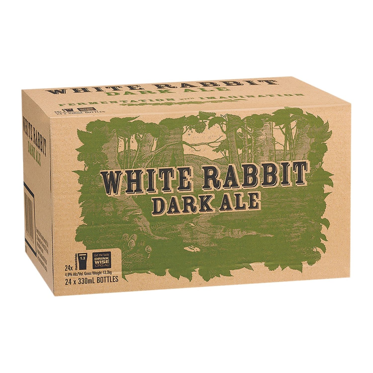 White Rabbit Dark Ale Bottle 330mL 24 Pack