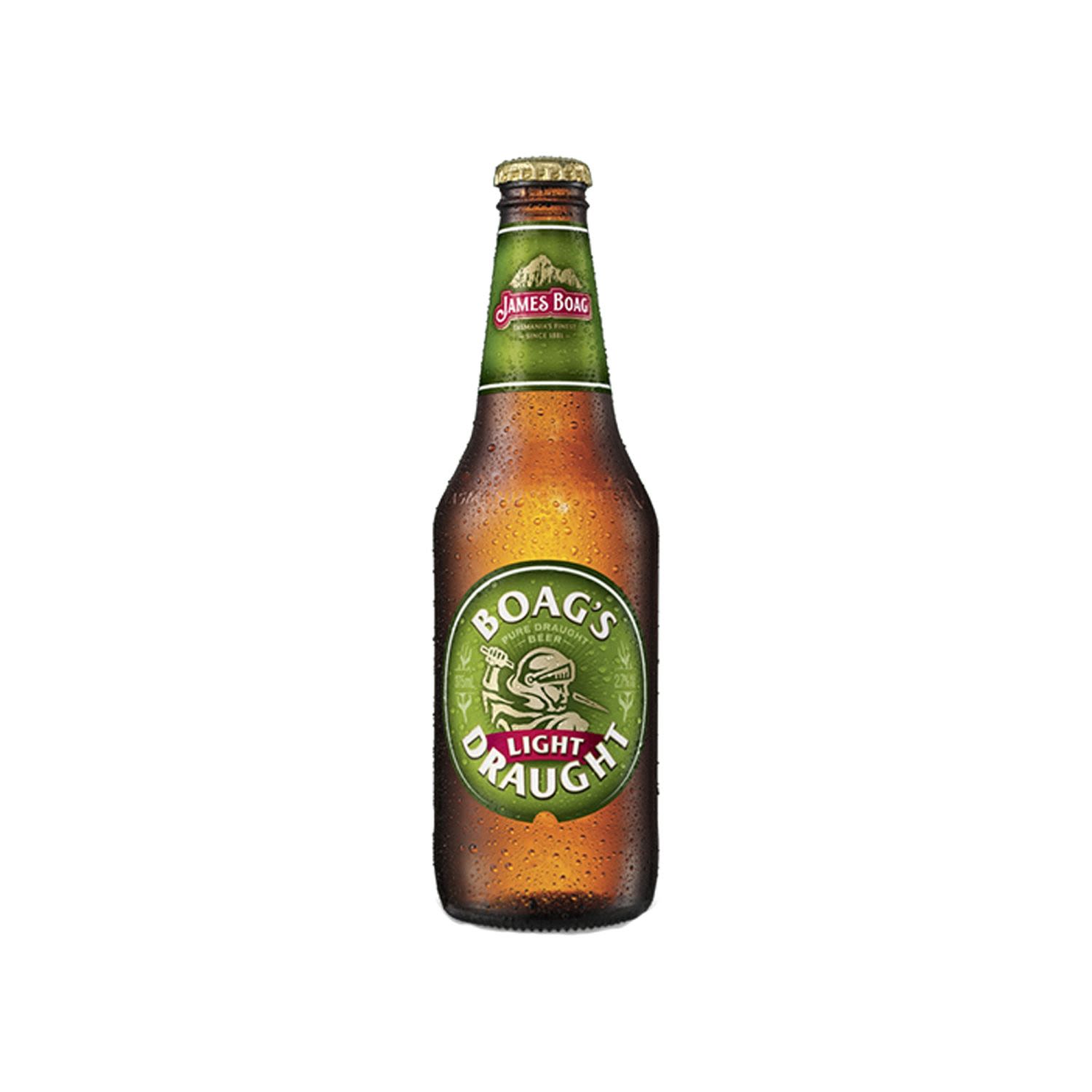 James Boag's Draught Light Bottle 375mL