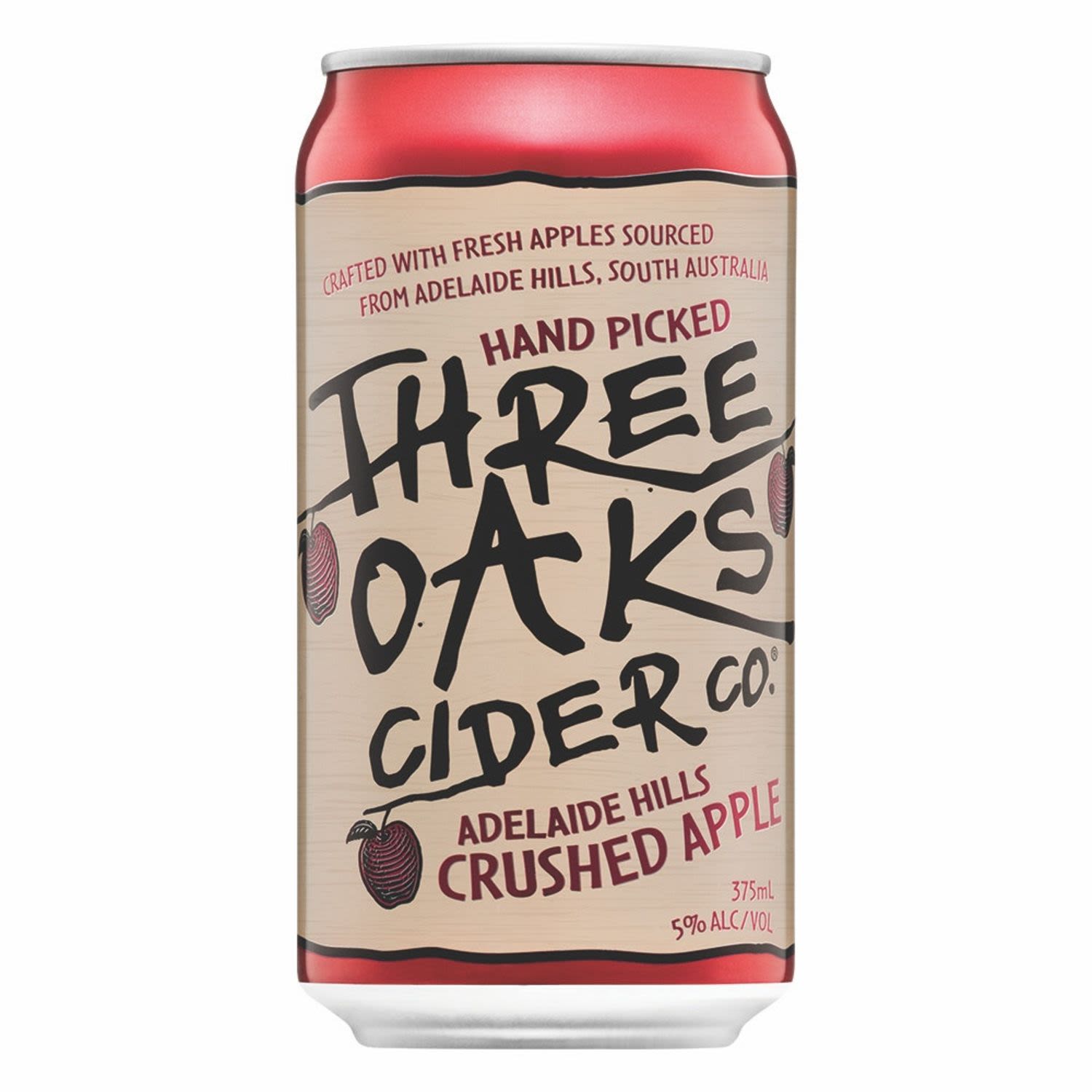 Three Oaks Original Cider Can 375mL