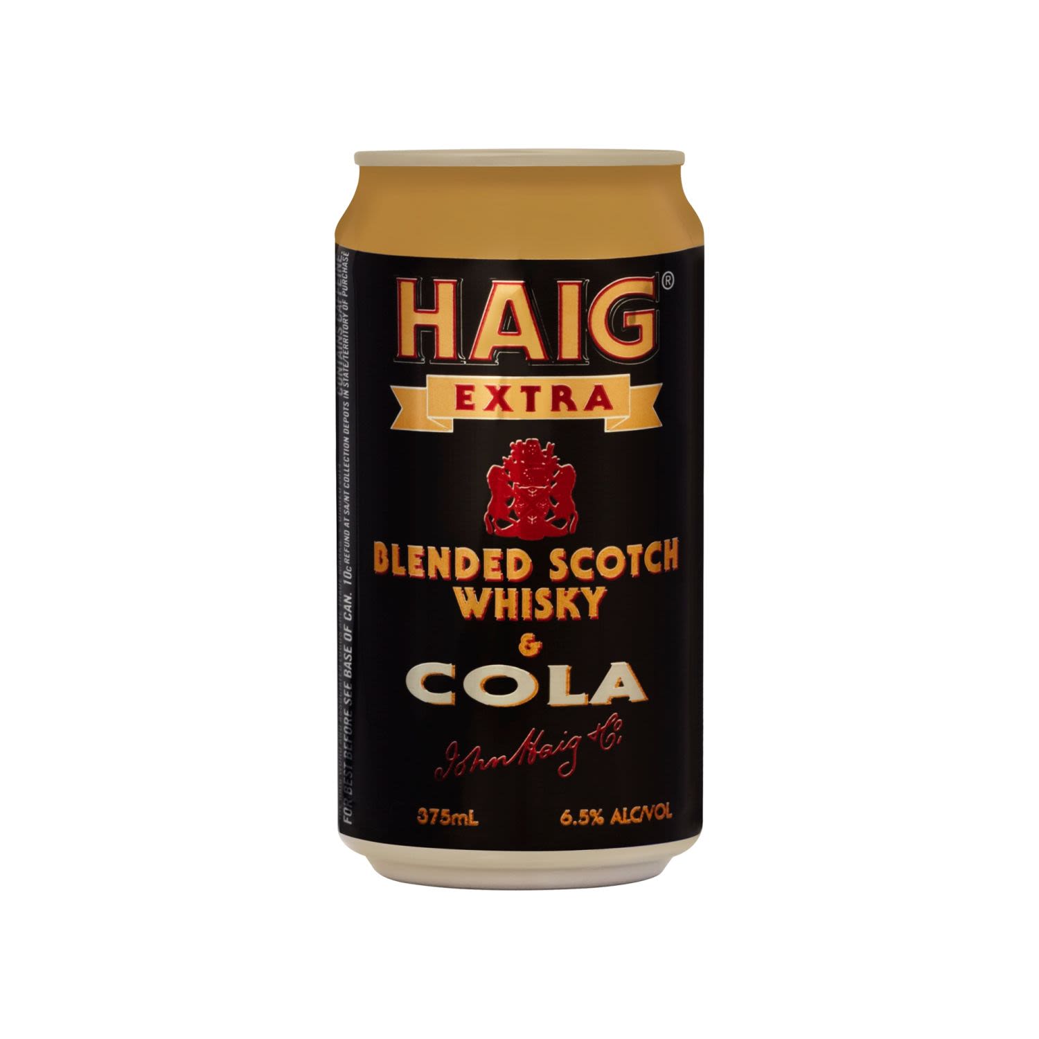 Haig Extra Blended Scotch Whisky & Cola Can 375mL