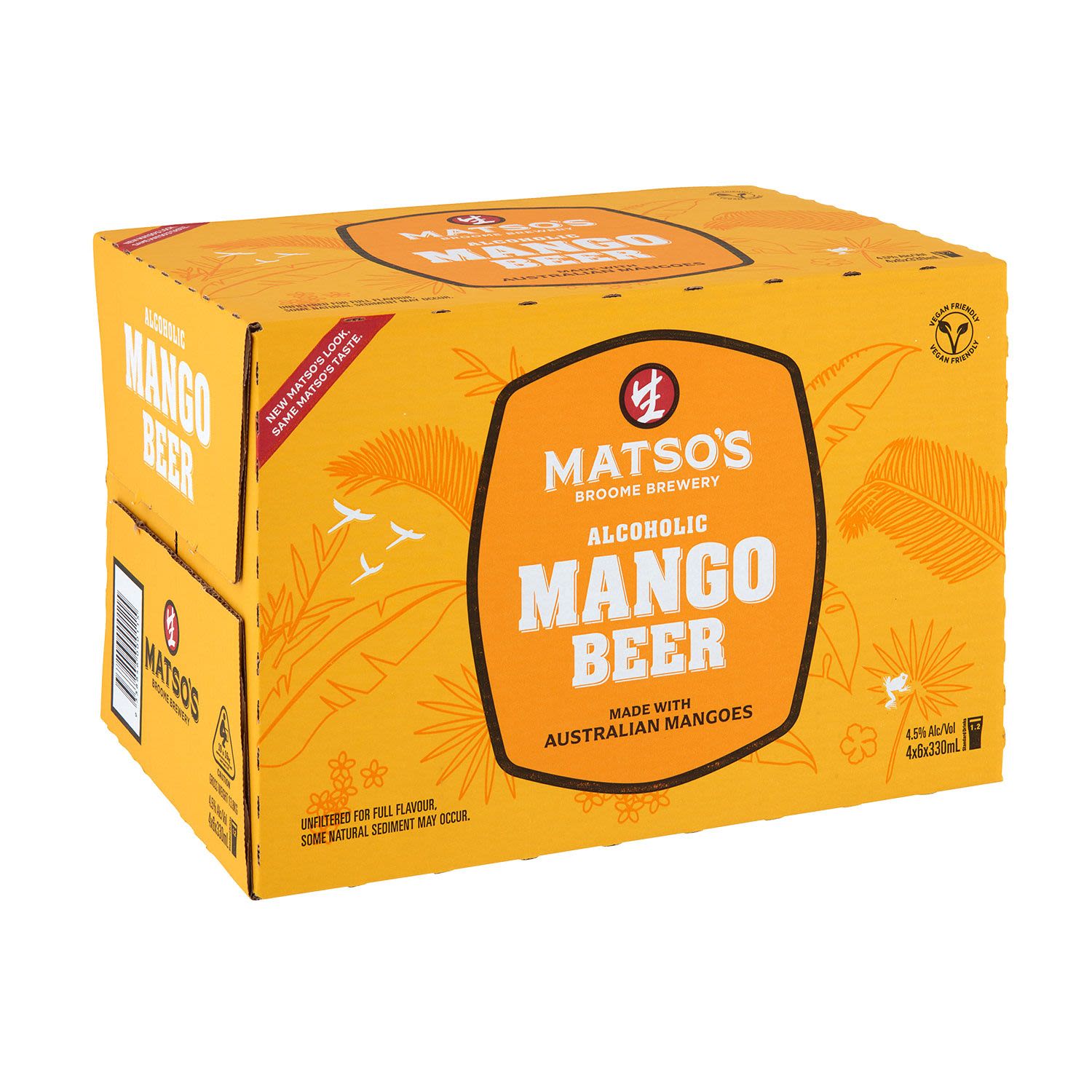 Matso's Mango Beer 330mL 24 Pack