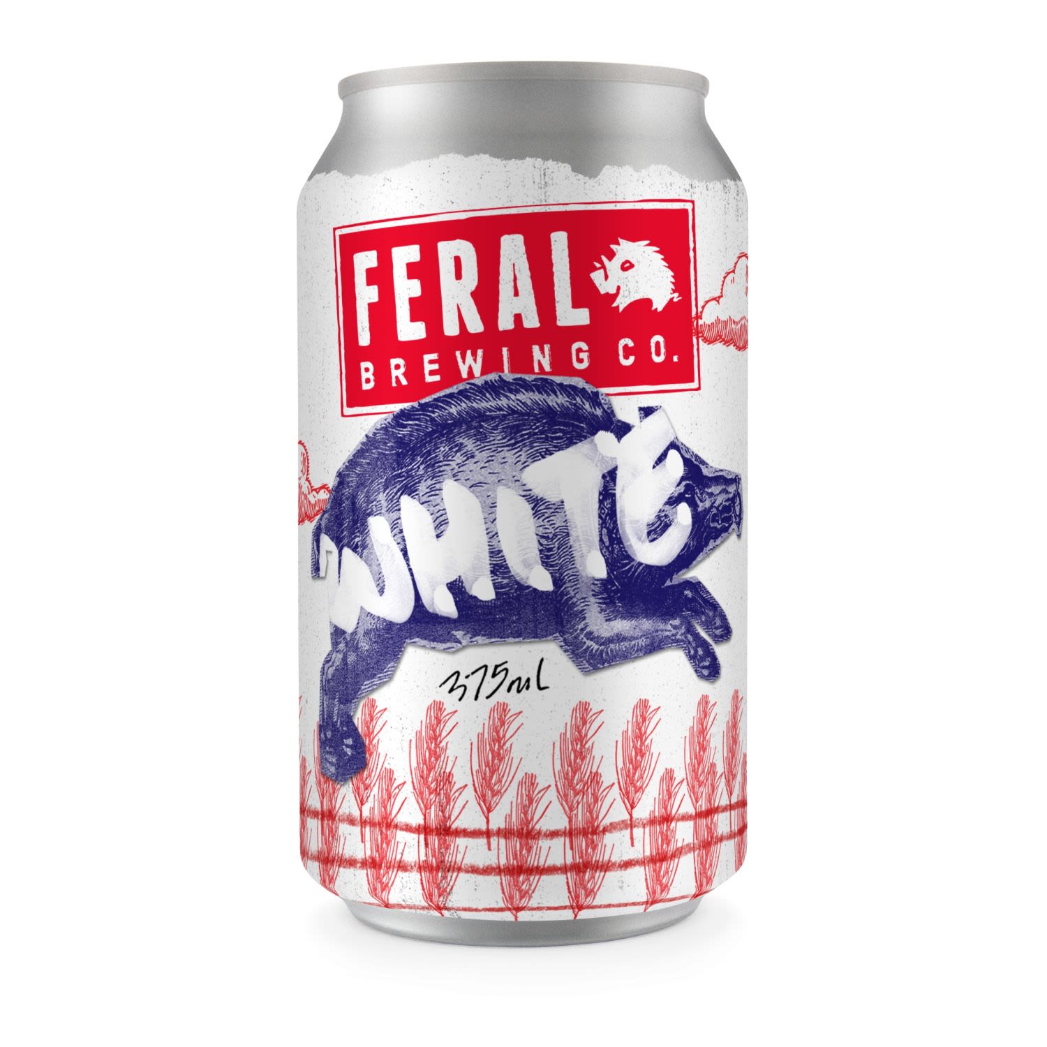 Feral White Can 375mL 4 Pack