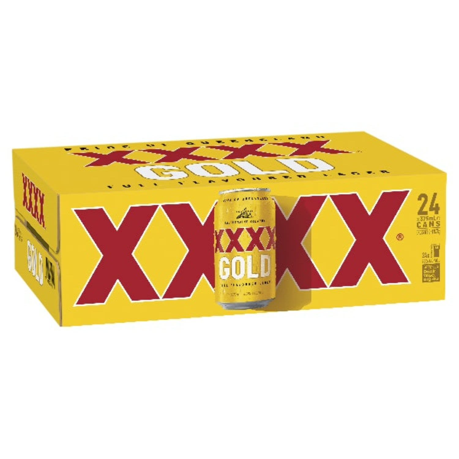 XXXX Gold Can 375mL 24 Pack