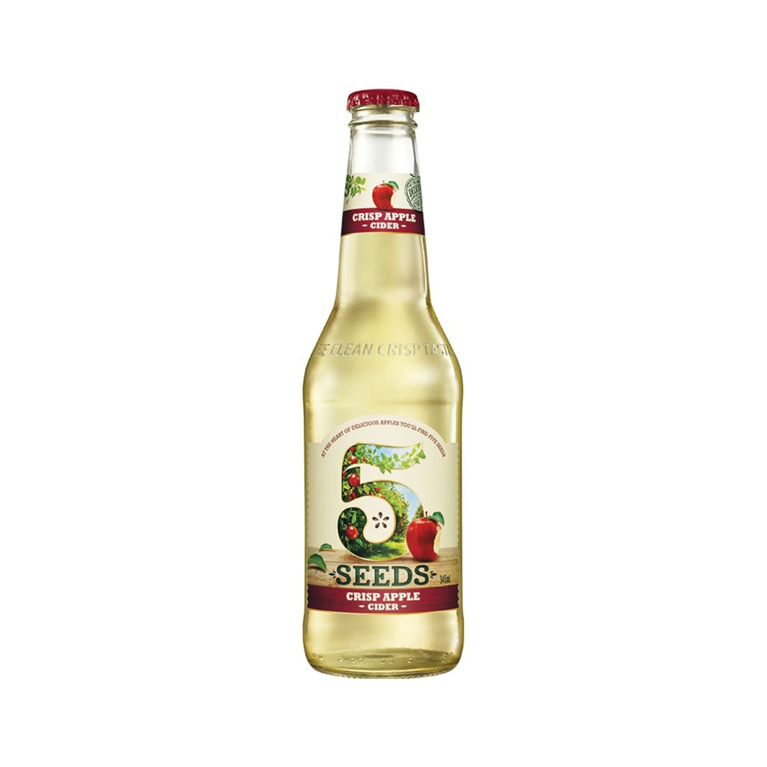 5 Seeds Crisp Apple Cider 345mL Bottle