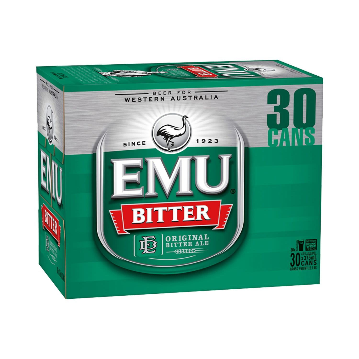 Emu Bitter Can Case 375mL 30 Pack