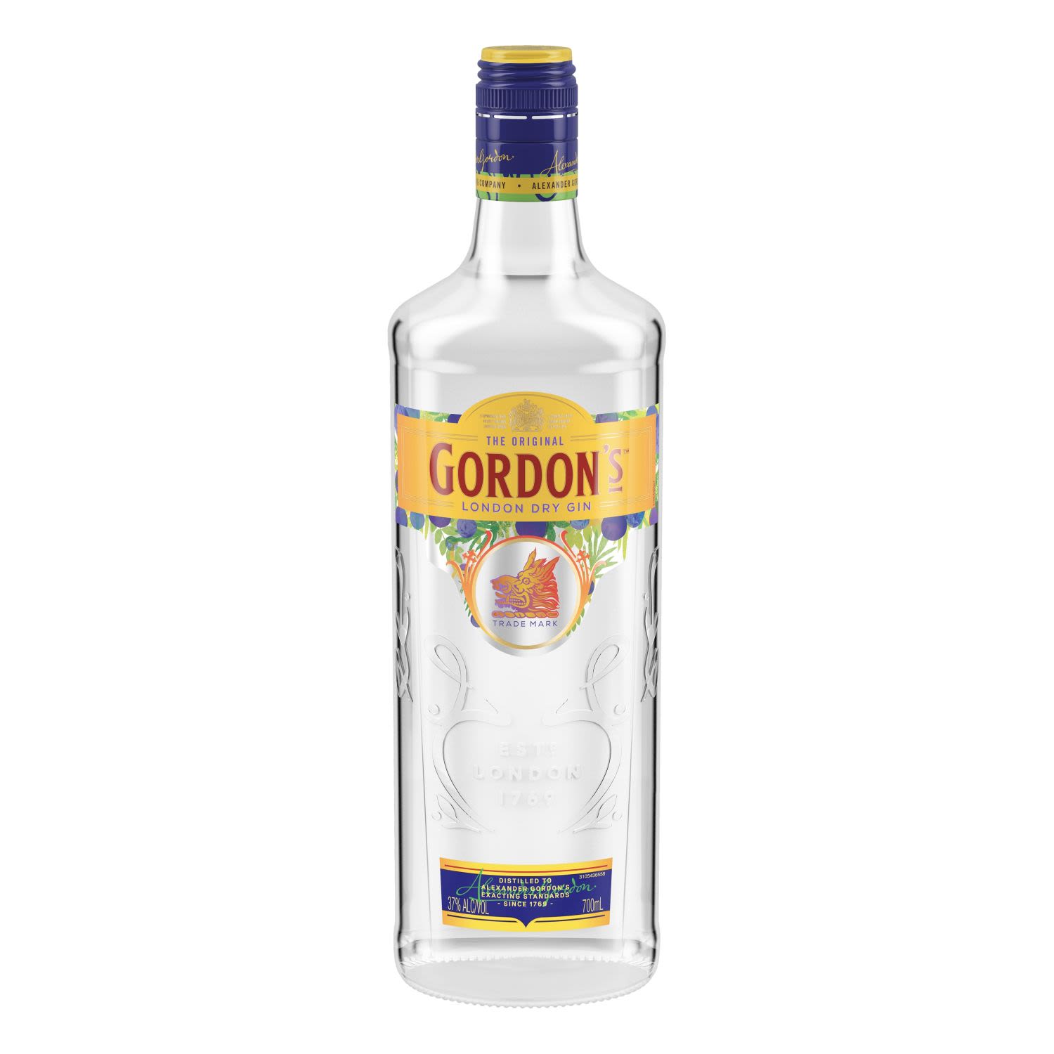 The distinctively refreshing taste comes from using only the finest ingredients including juniper, coriander seeds and angelica root<br /> <br />Alcohol Volume: 37.00%<br /><br />Pack Format: Bottle<br /><br />Standard Drinks: 20</br /><br />Pack Type: Bottle<br /><br />Country of Origin: United Kingdom<br />