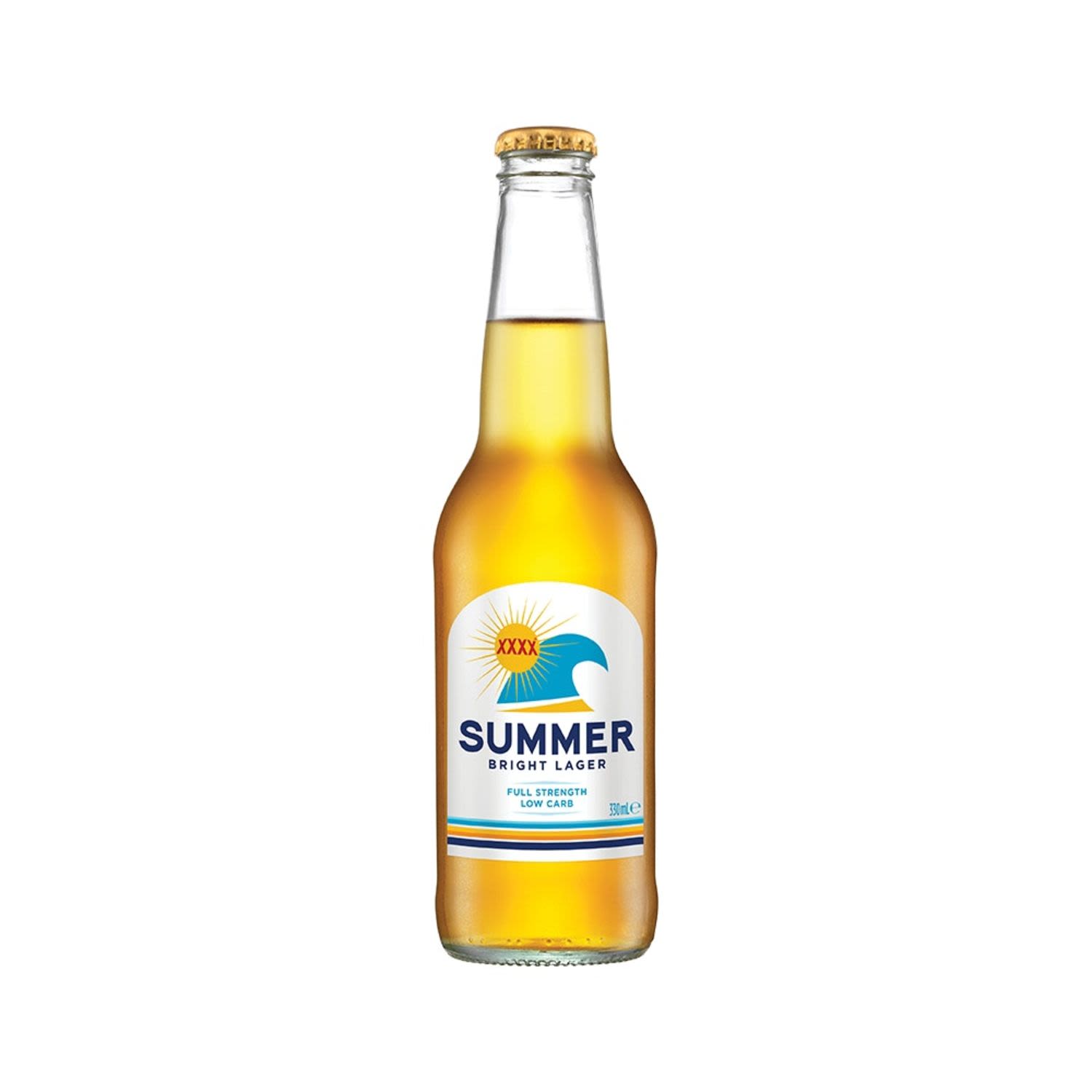 XXXX Summer Bright Lager Bottle 330mL