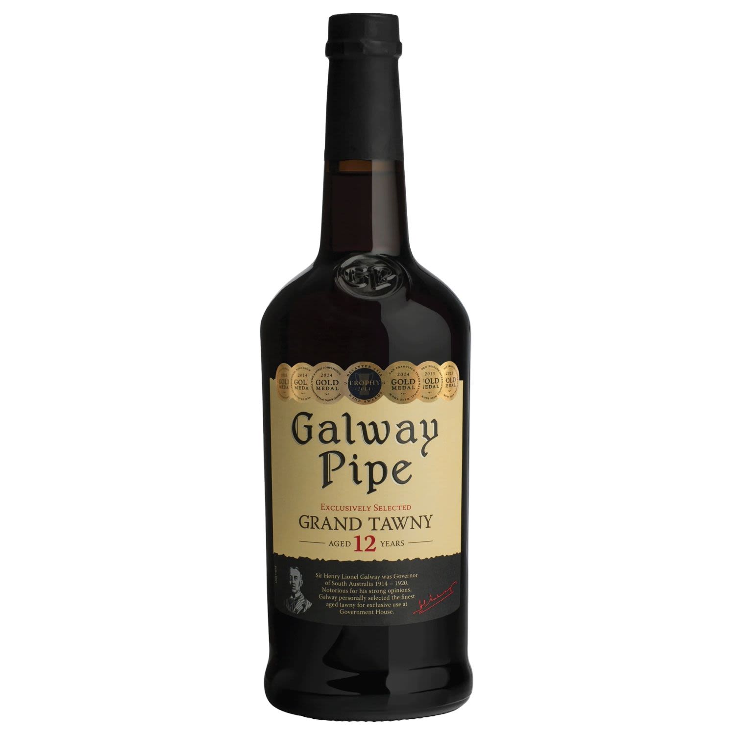 Galway Pipe 12 Year Old Grand Tawny<br /> <br />Alcohol Volume: 18.50%<br /><br />Pack Format: Bottle<br /><br />Standard Drinks: 11</br /><br />Pack Type: Bottle<br /><br />Country of Origin: Australia<br /><br />Region: South Eastern Australia<br /><br />Vintage: NV<br />