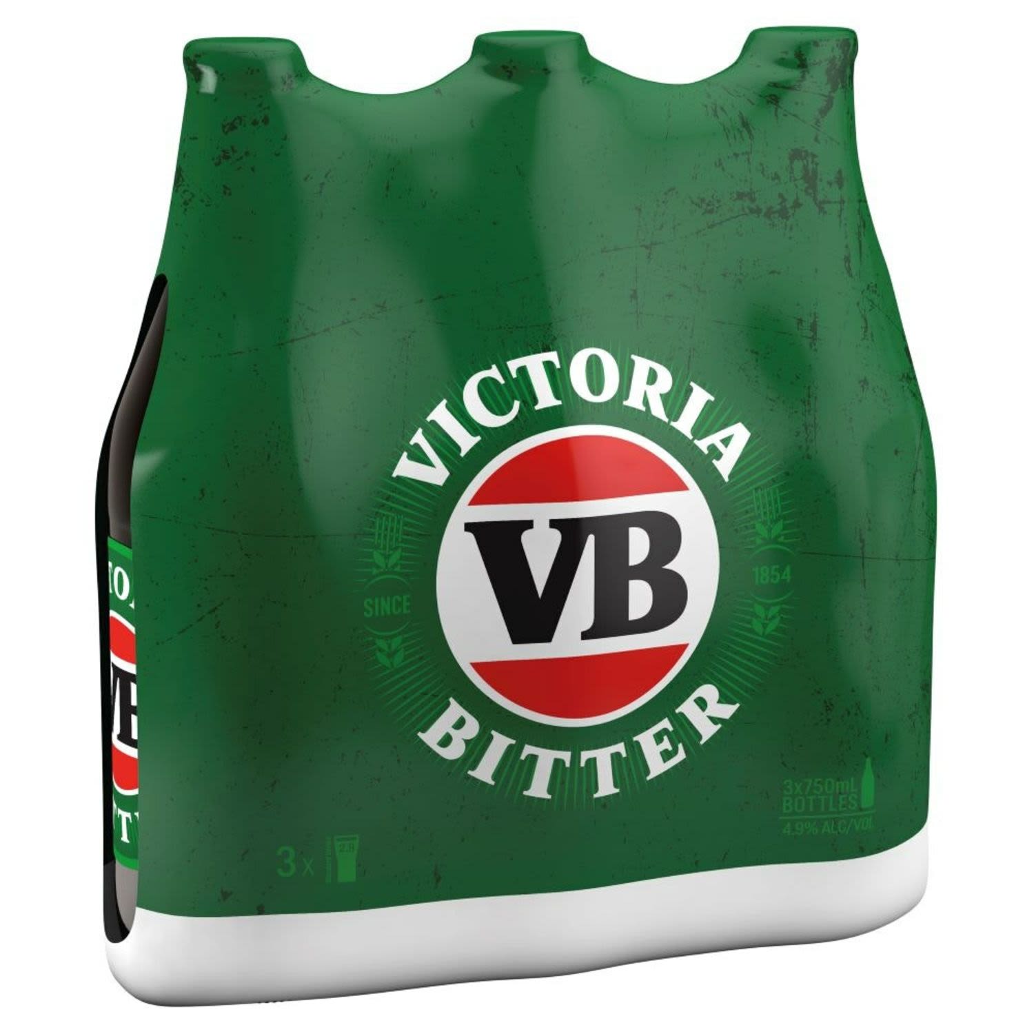 Victoria Bitter Bottle 750mL 3 Pack