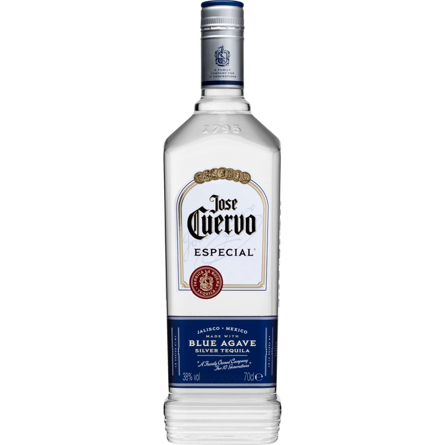 Jose Cuervo Especial Silver Tequila 700mL<br /> <br />Alcohol Volume: 38.00%<br /><br />Pack Format: Bottle<br /><br />Standard Drinks: 21</br /><br />Pack Type: Bottle<br />
