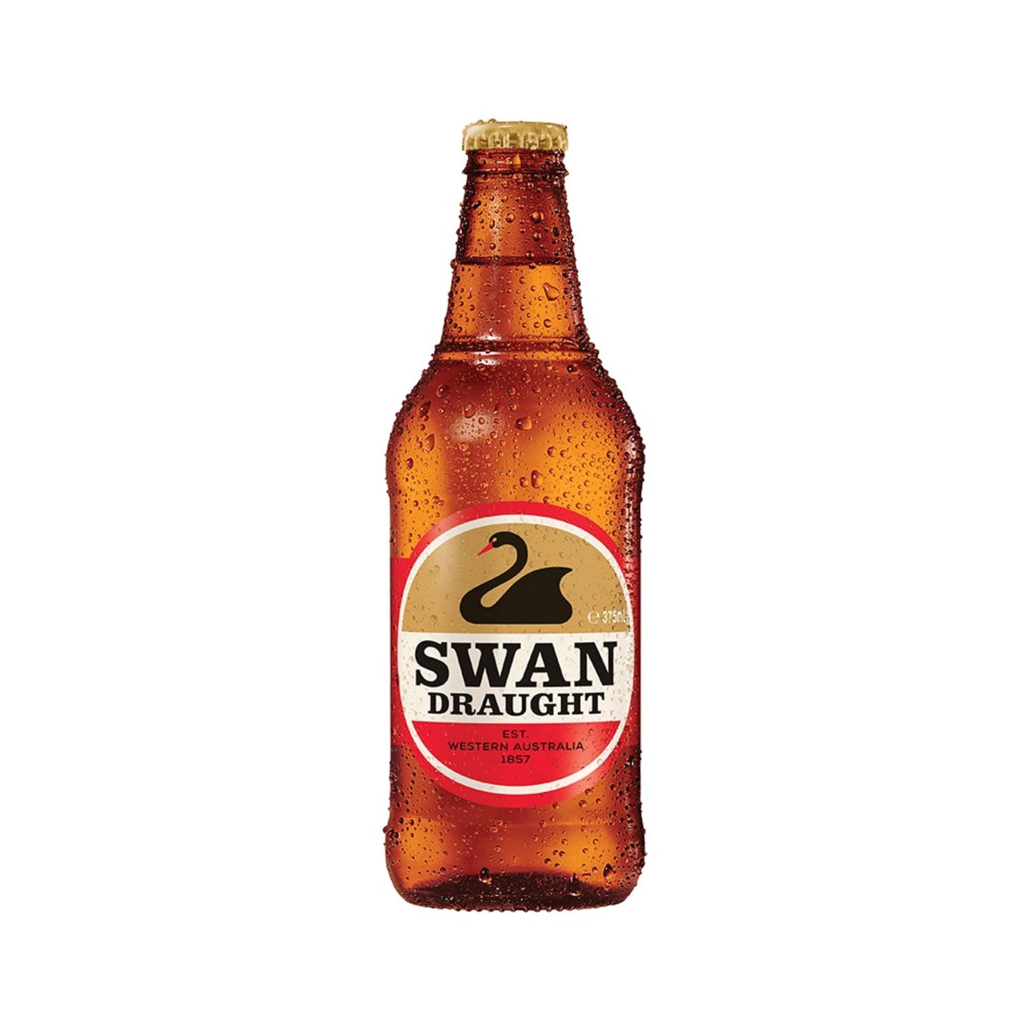 Swan Draught Bottle 375mL