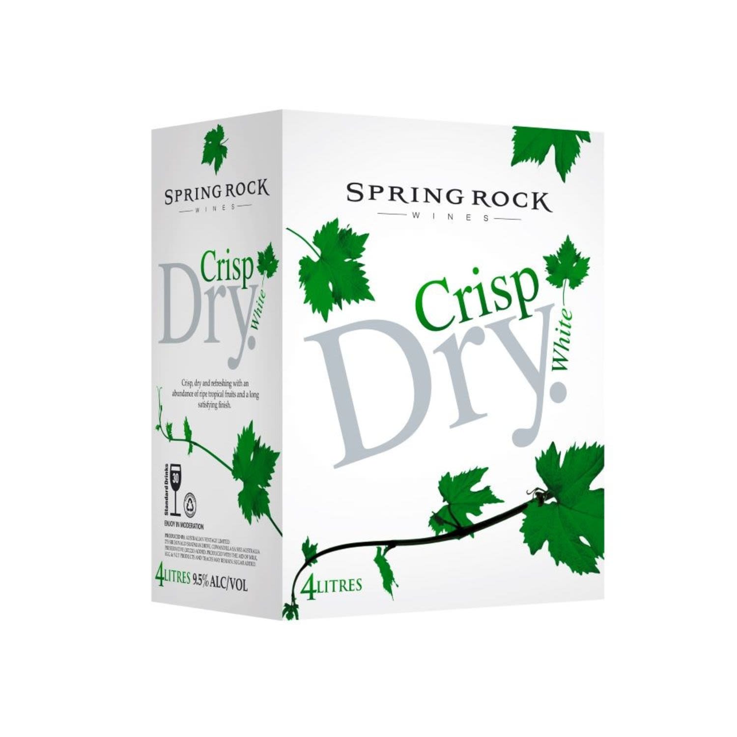 Spring Rock Crisp Dry White Cask 4L