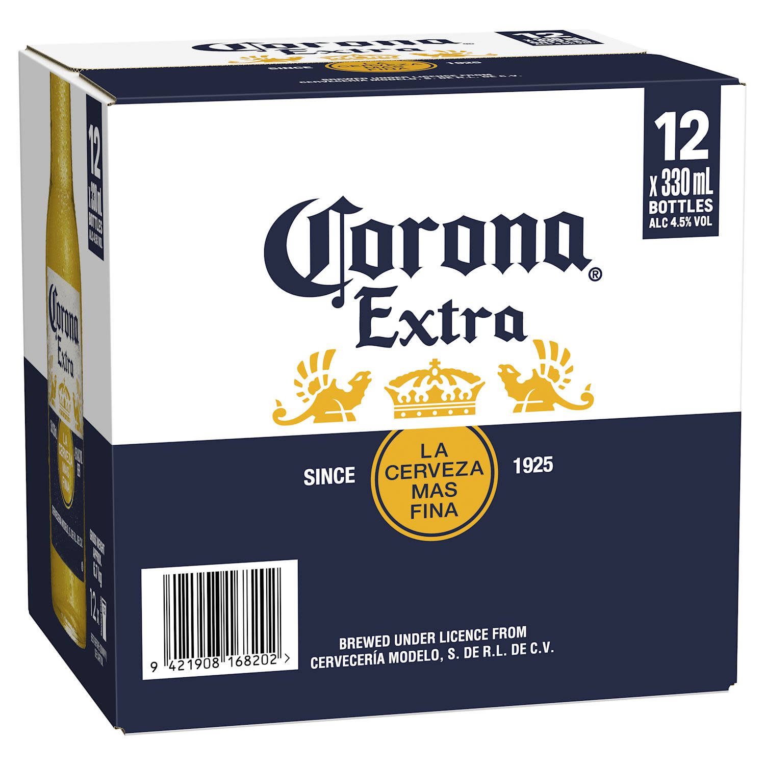 Corona Extra 330mL Bottle 12 Pack