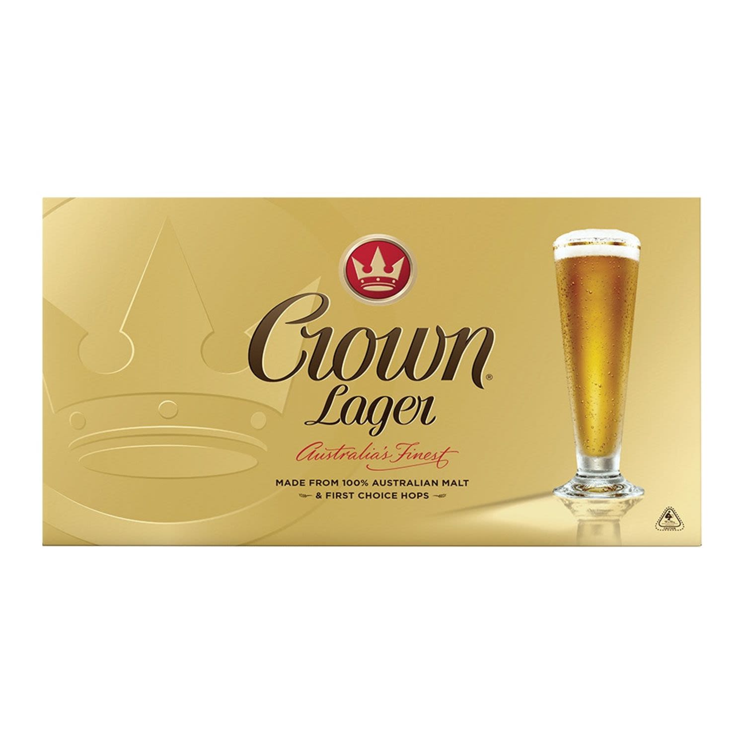 Crown Lager Bottle 375mL 24 Pack
