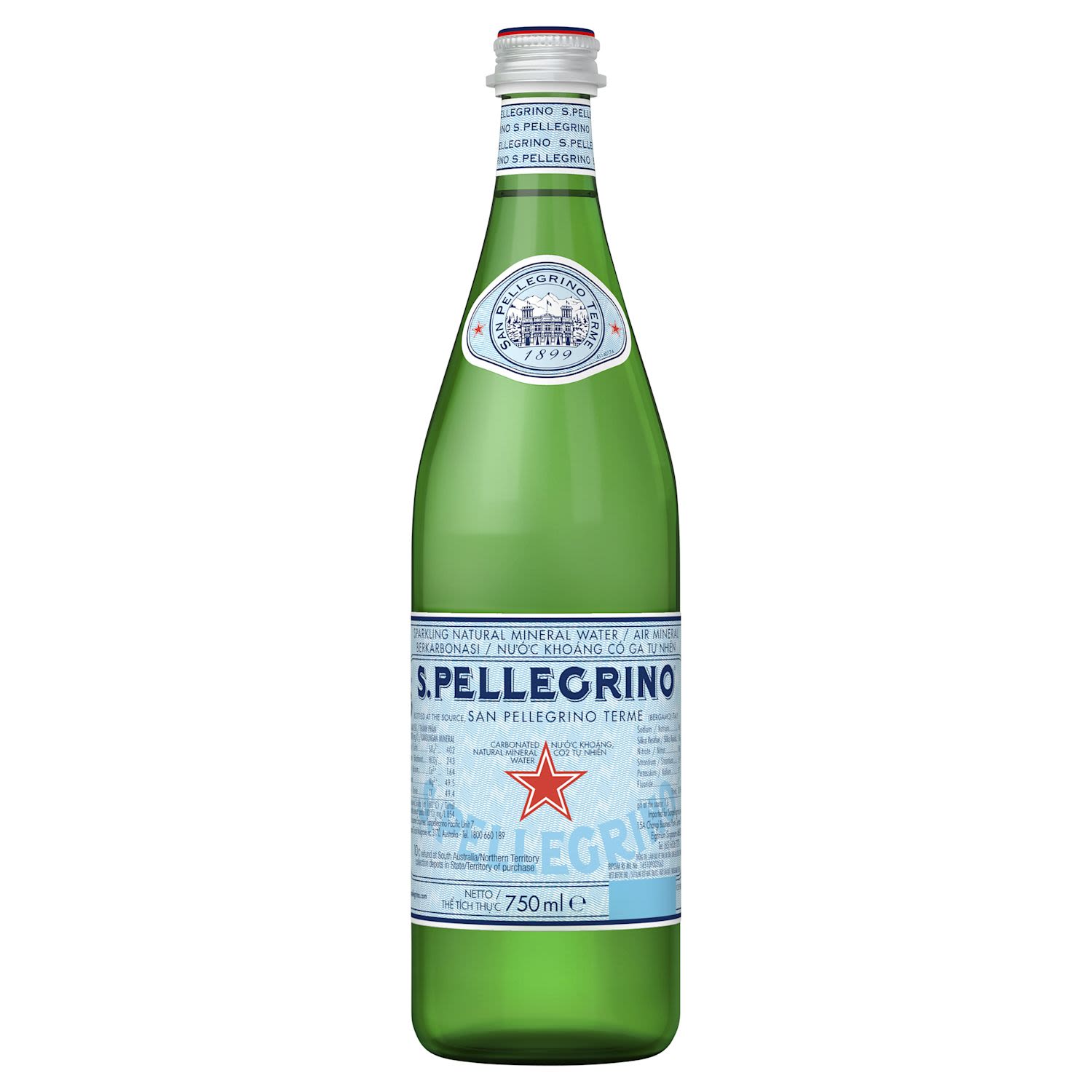 San Pellegrino Sparkling Mineral Water 750mL