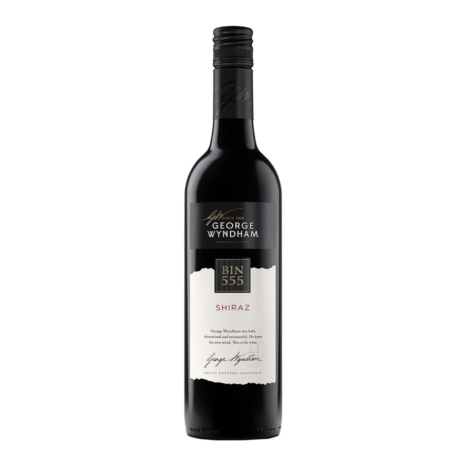 George Wyndham Bin 555 Shiraz is a classically bold Australian Shiraz that is rich and generous yet beautifully balanced.<br /> <br />Alcohol Volume: 13.00%<br /><br />Pack Format: Bottle<br /><br />Standard Drinks: 8.4</br /><br />Pack Type: Bottle<br /><br />Country of Origin: Australia<br /><br />Region: South Eastern Australia<br /><br />Vintage: Vintages Vary<br />