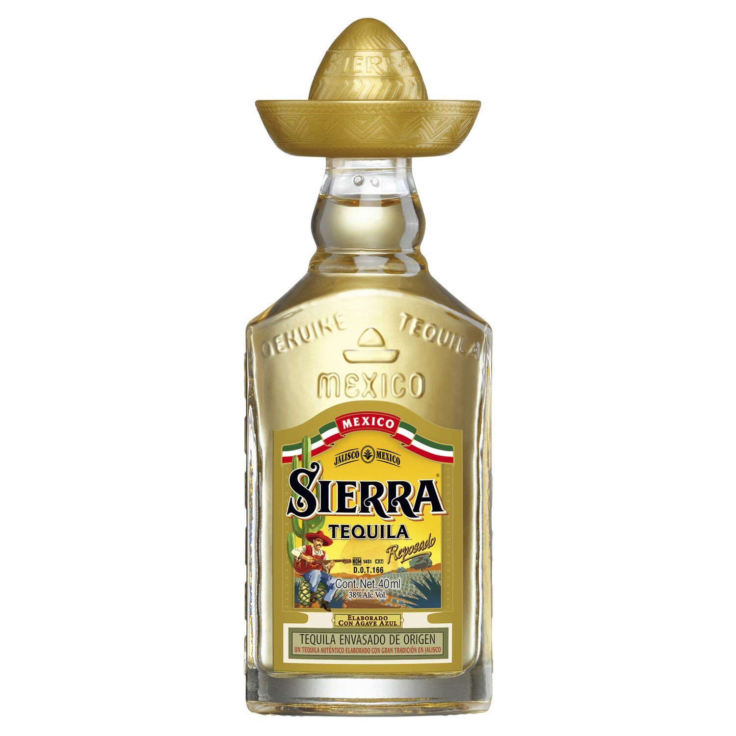 Sierra Tequila Reposado Mini 40mL Bottle