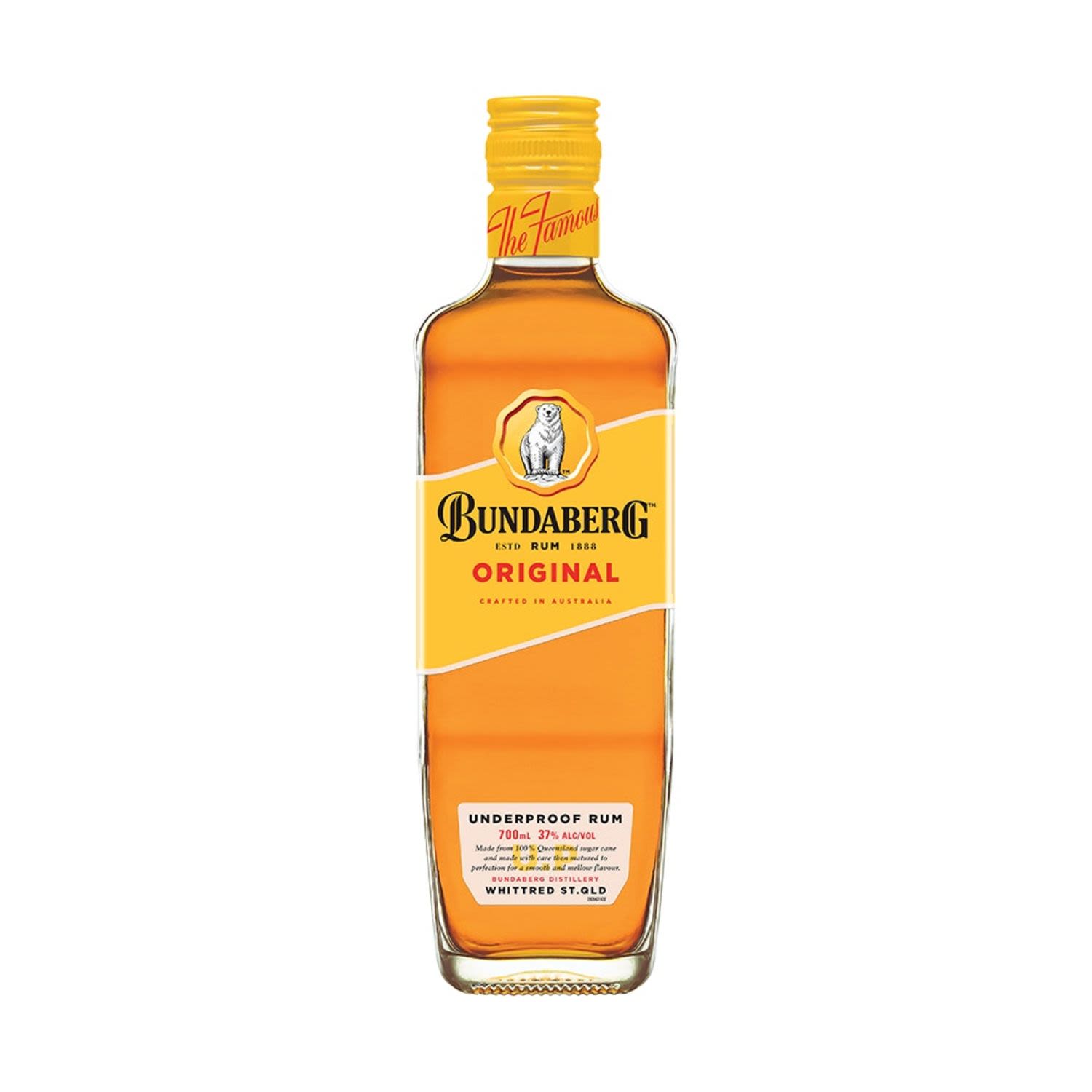 Bundaberg Underproof Rum 700mL Bottle